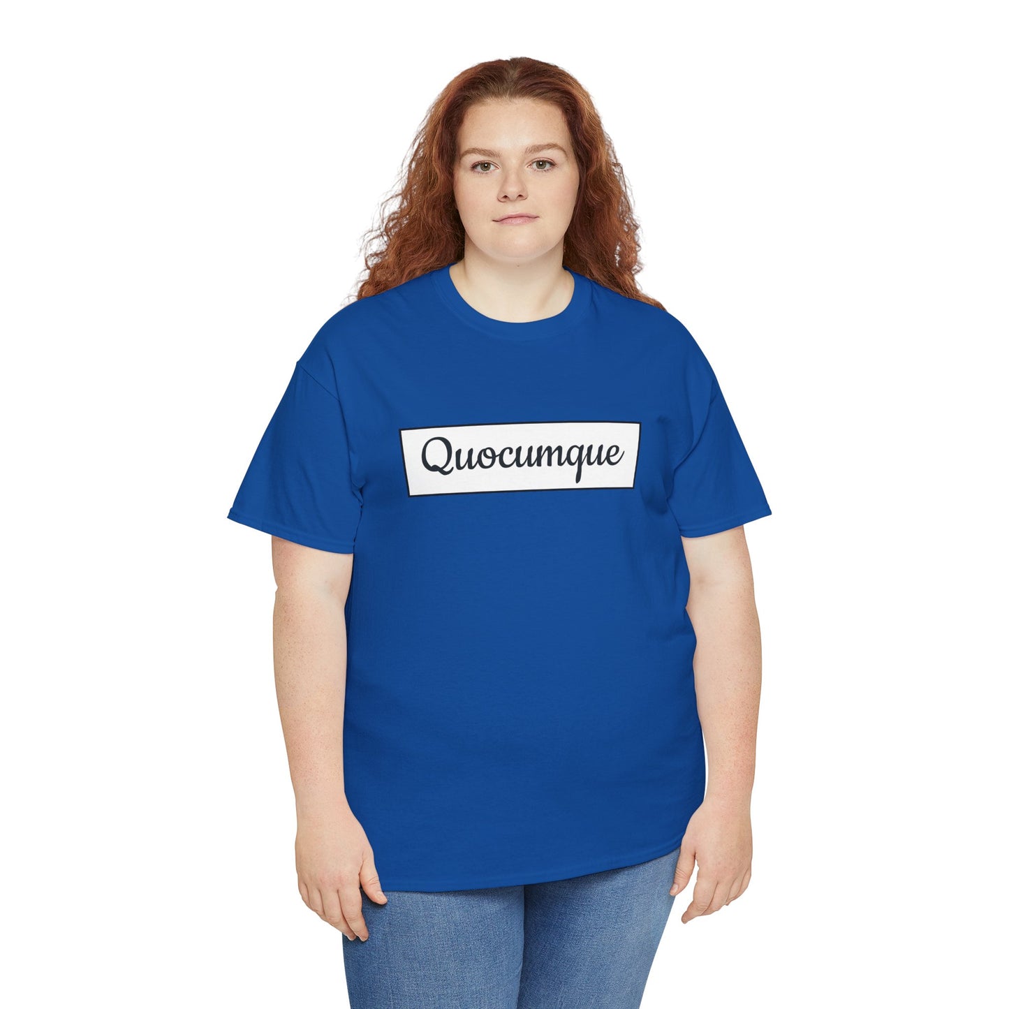 T-shirt Quocumque, île de La Réunion, Confort Coton, Sobre, Elégant, Souvenir Unique, Cadeau, Unisexe, Esprit Voyageur