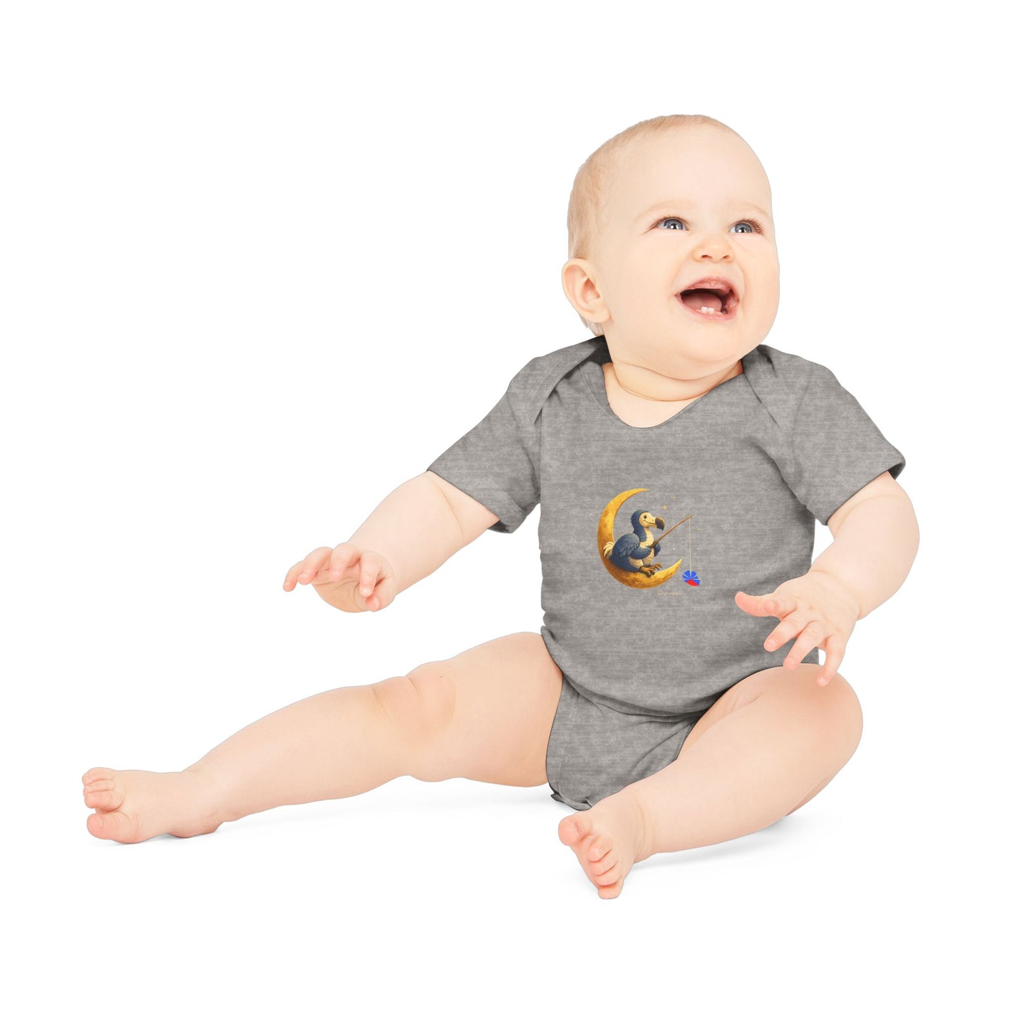 Body Bébé "Dodo Lune", Île de La Réunion, Douceur Coton, Cadeau Naissance,  Confort Coton Bio, Style Unique, Cadeau Parfait