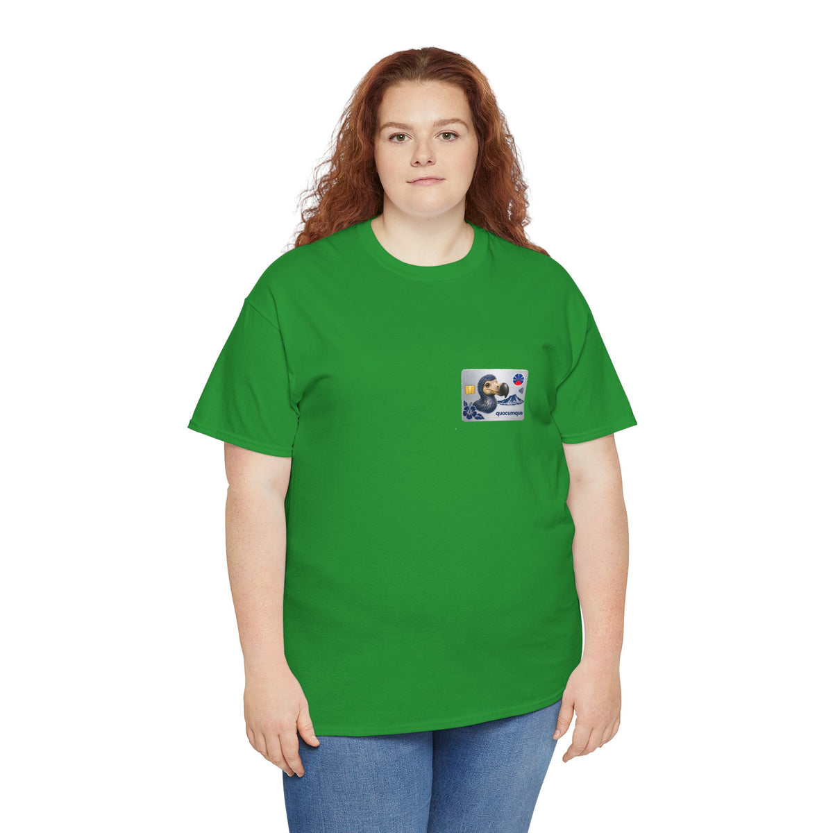 T-shirt "Quocumque Platinium", Exotisme, Destination Île de La Réunion, Confort Coton, Sobre, Elégant, Souvenir Unique, Cadeau, Unisexe, Esprit Voyageur