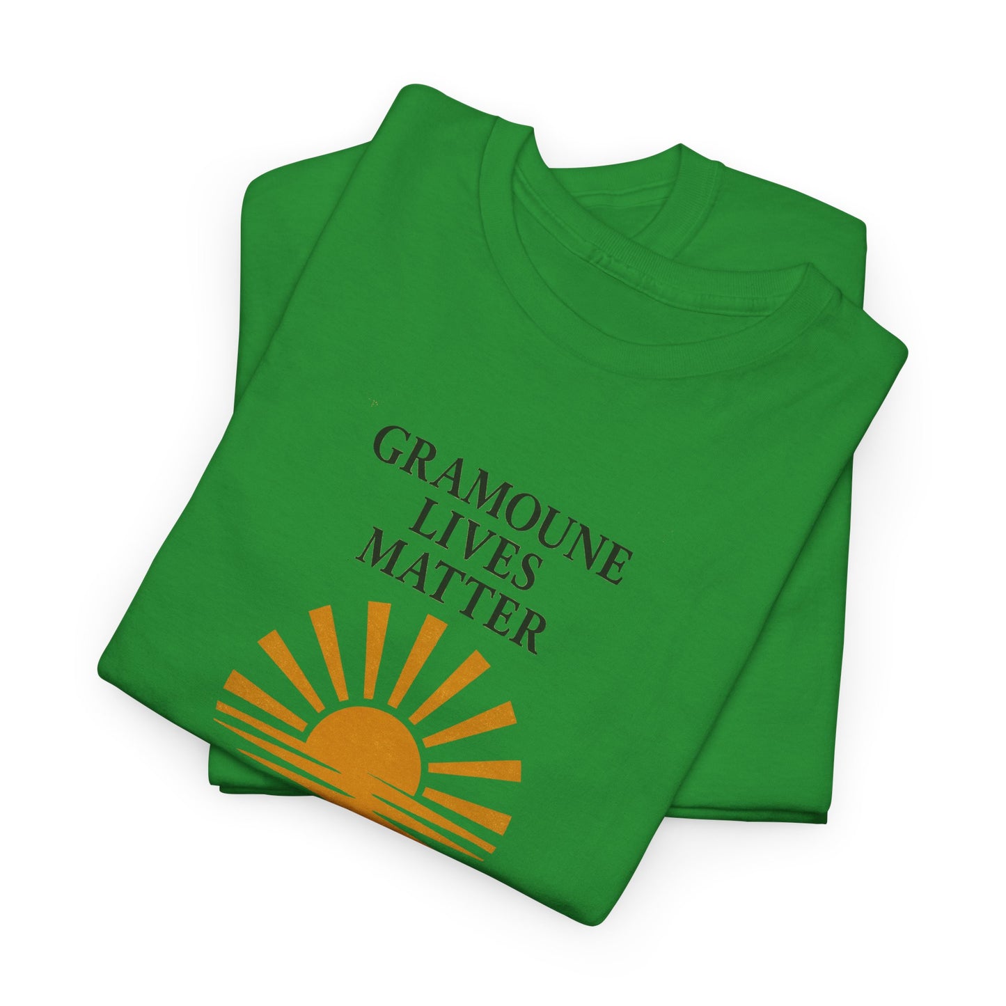 T-shirt "Gramoune", Soleil, Île de La Réunion, Confort Coton, Sobre, Elégant, Souvenir Unique, Cadeau, Unisexe, Esprit Voyageur
