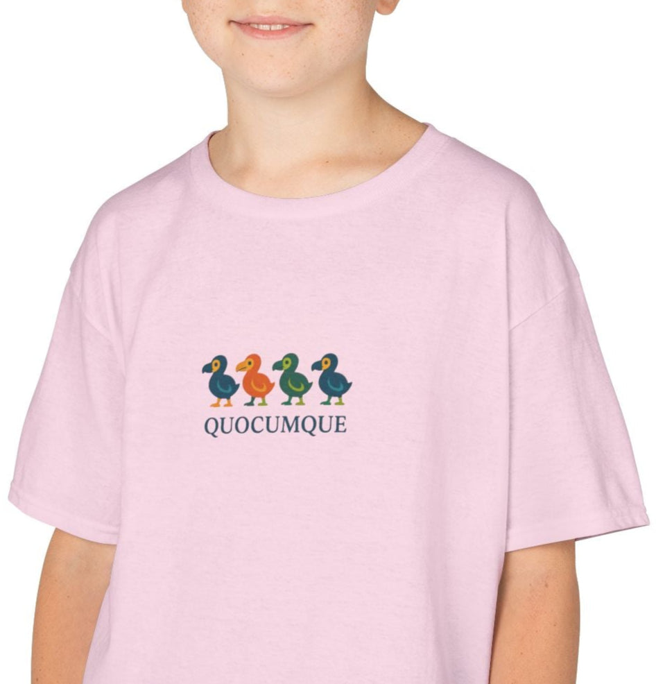 T-shirt Quocumque, "Patrouille Dodo", Animal Mascotte, Douceur Coton, Pour les enfants de 5-6 ans( Taille XS), Pour les 7-8 ans( taille S), Pour les 9-10 ans( taille M), Pour les 11-12 ans( taille L), Pour les 13-14 ans( taille XL)