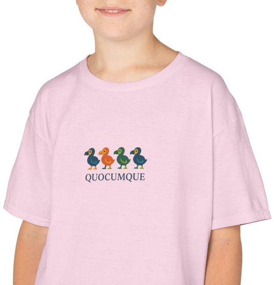 T-shirt Quocumque, "Patrouille Dodo", Animal Mascotte, Douceur Coton, Pour les enfants de 5-6 ans( Taille XS), Pour les 7-8 ans( taille S), Pour les 9-10 ans( taille M), Pour les 11-12 ans( taille L), Pour les 13-14 ans( taille XL)