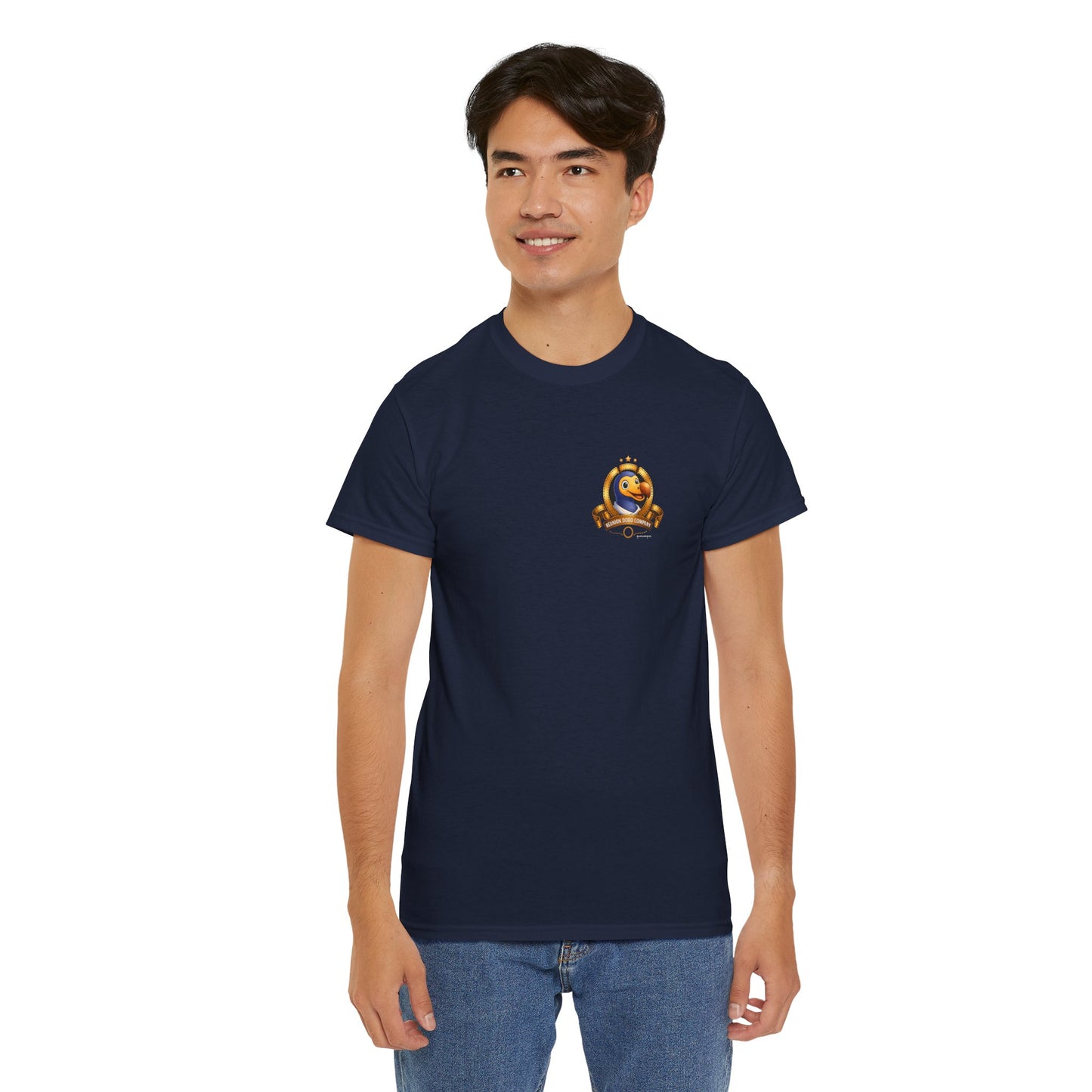 T-shirt Quocumque, " Dodo Cinéma", Discret, Île de La Réunion, Confort Coton, Elégant, Souvenir Unique, Cadeau, Unisexe, Esprit Voyageur, Créole, Bourbon