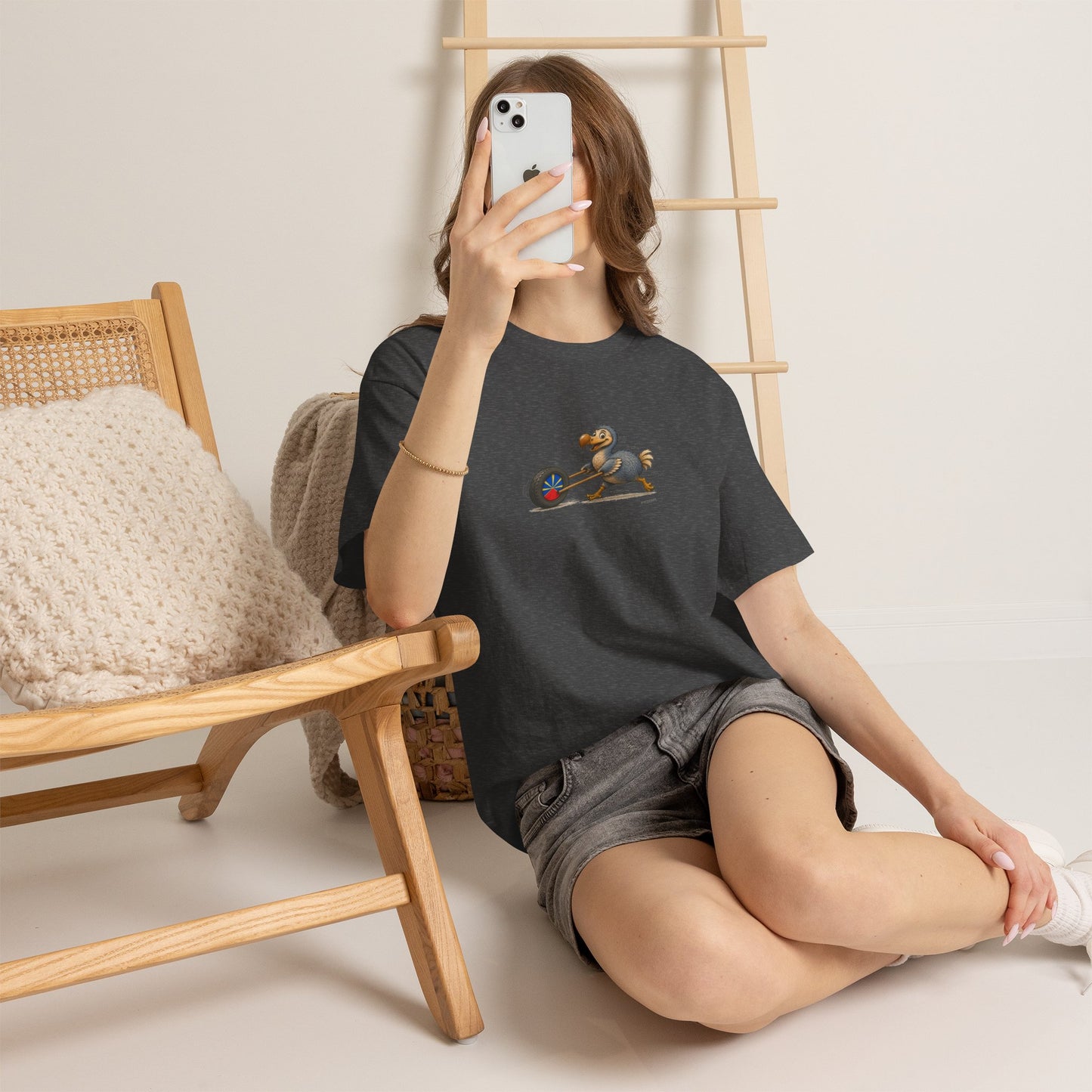 T-shirt Quocumque, "La Roue", Île de La Réunion, Confort Coton, Elégant, Souvenir Unique, Cadeau, Unisexe, Esprit Voyageur, Créole, Bourbon