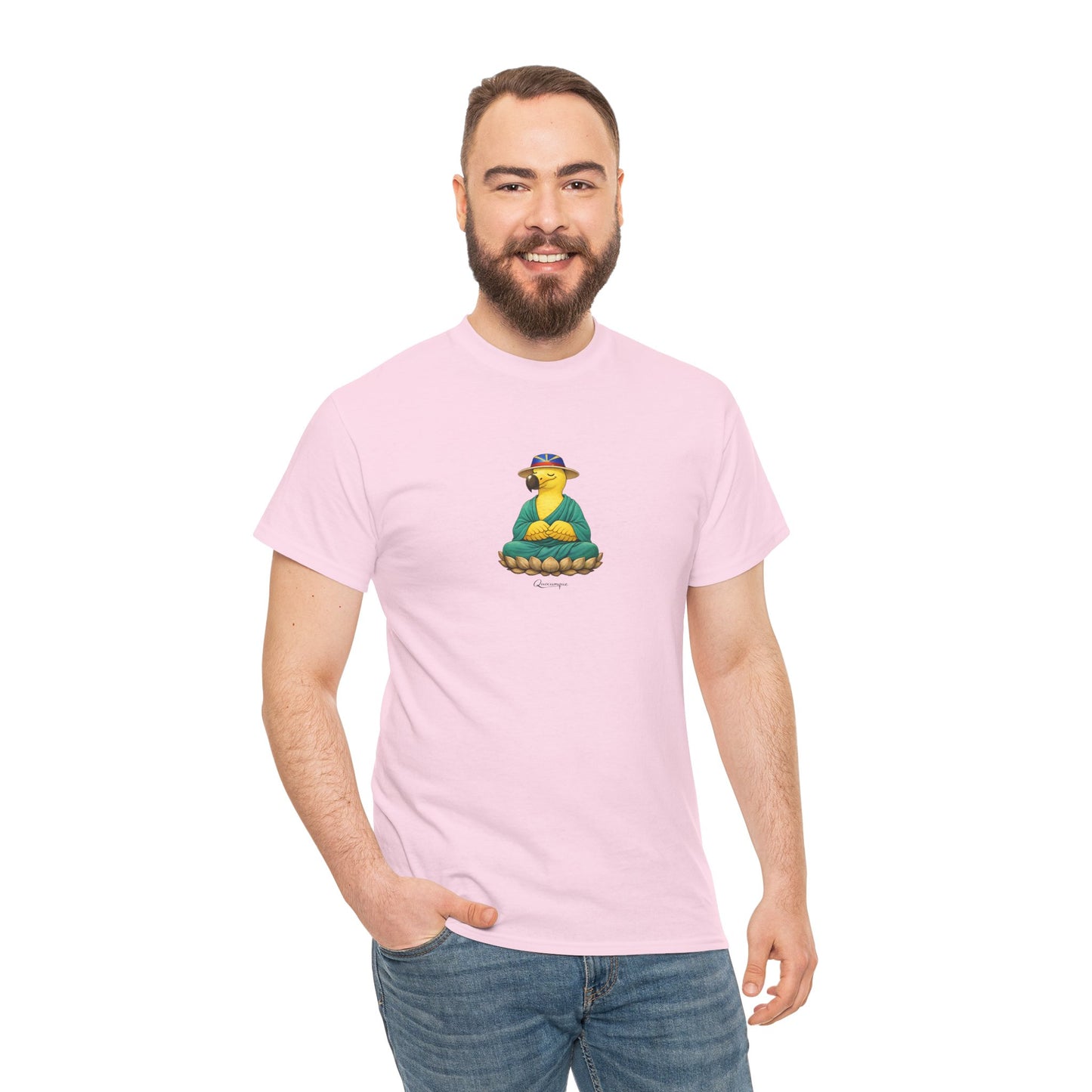 T-shirt "Dodo Zen", Confort Coton, Sobre, Elégant, Souvenir Unique, Cadeau, Unisexe, Esprit Voyageur, Adulte
