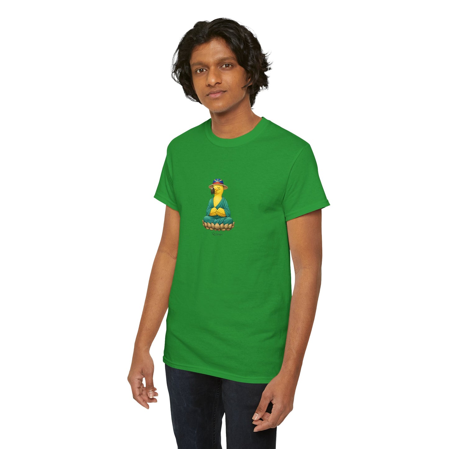 T-shirt "Dodo Zen", Confort Coton, Sobre, Elégant, Souvenir Unique, Cadeau, Unisexe, Esprit Voyageur, Adulte