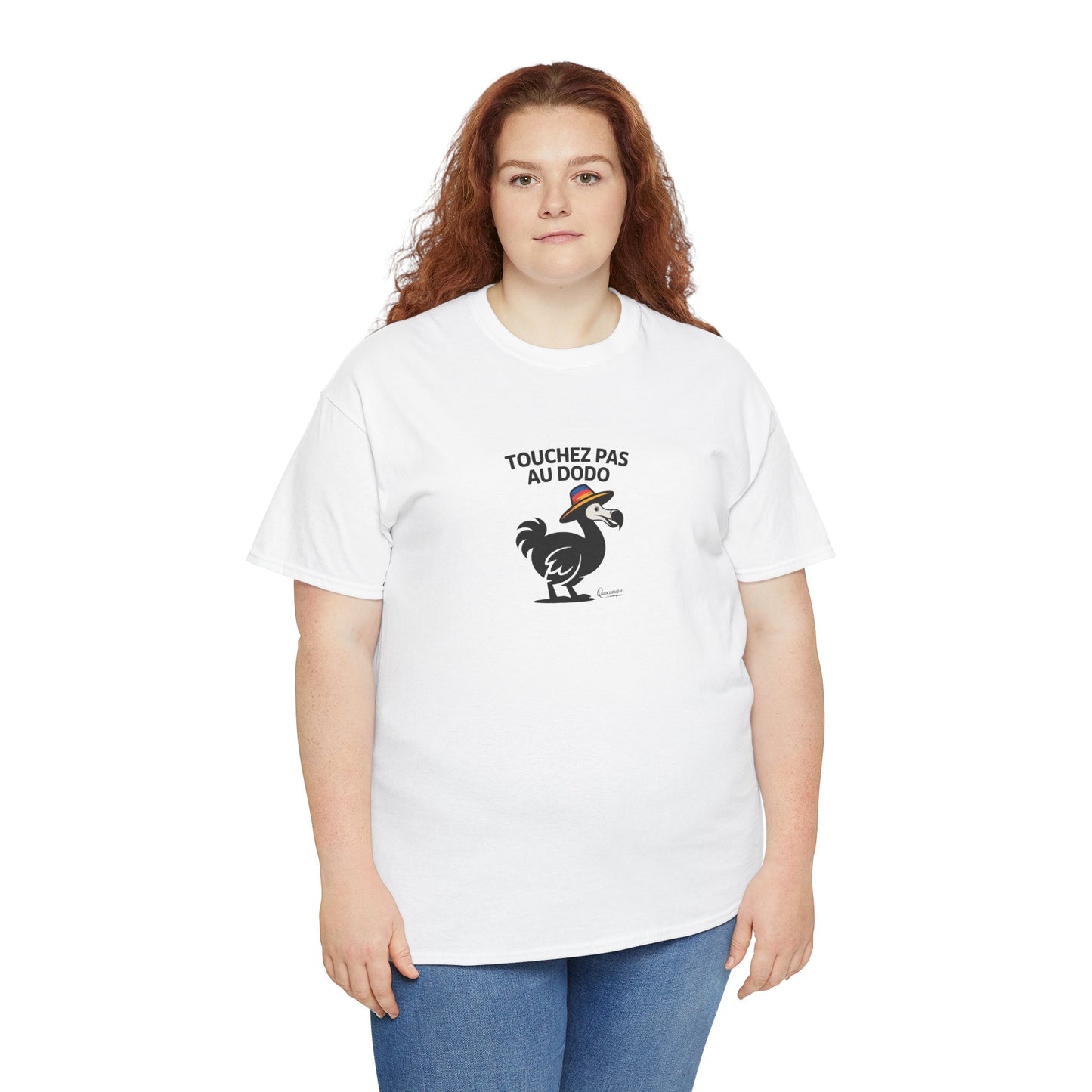 T-shirt Quocumque, " Touchez pas au Dodo ", Confort, Souvenir Unique, Cadeau, Unisexe, Délicatesse, Homme, Femme, Adulte, Sportif, Liberté, Détente
