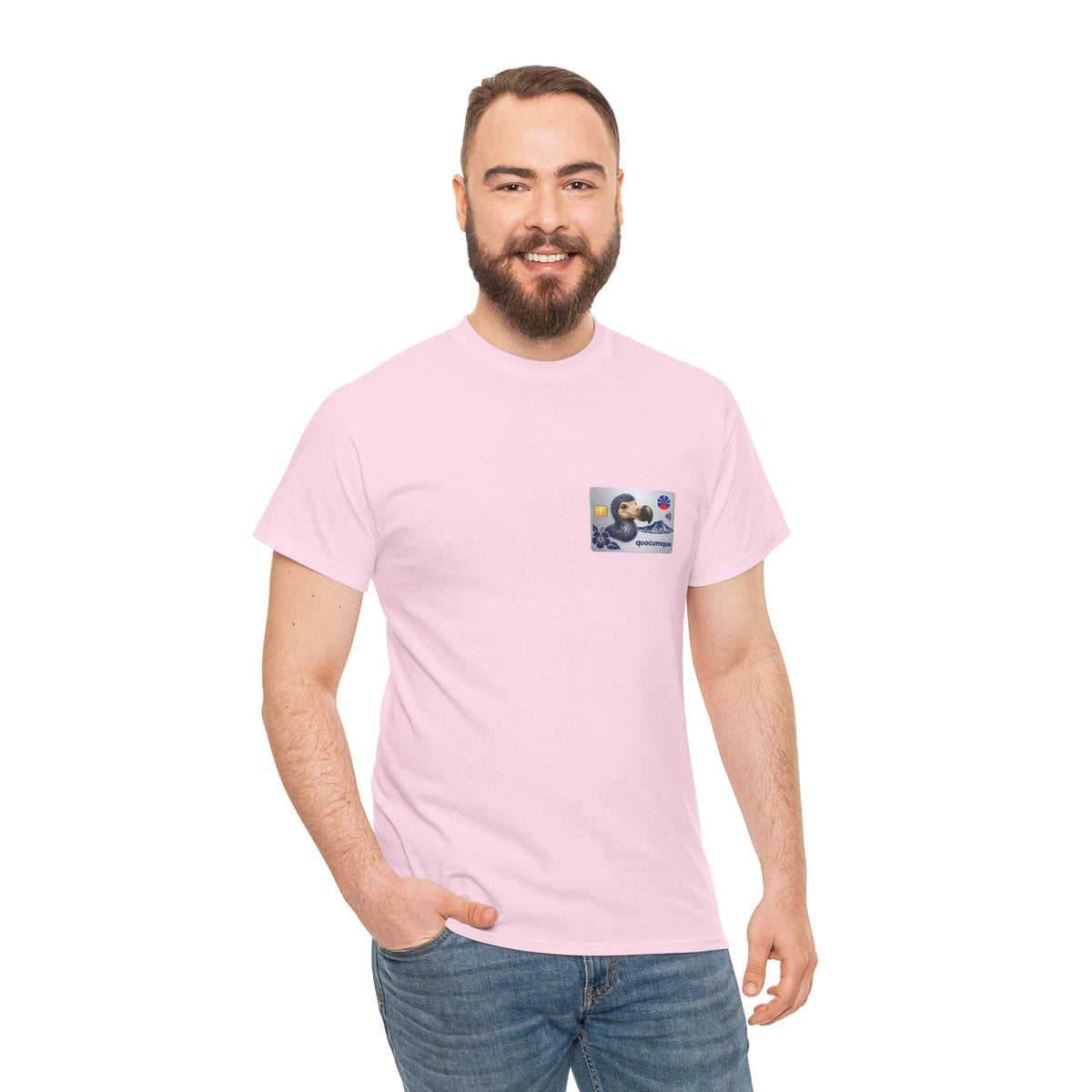 T-shirt "Quocumque Platinium", Exotisme, Destination Île de La Réunion, Confort Coton, Sobre, Elégant, Souvenir Unique, Cadeau, Unisexe, Esprit Voyageur