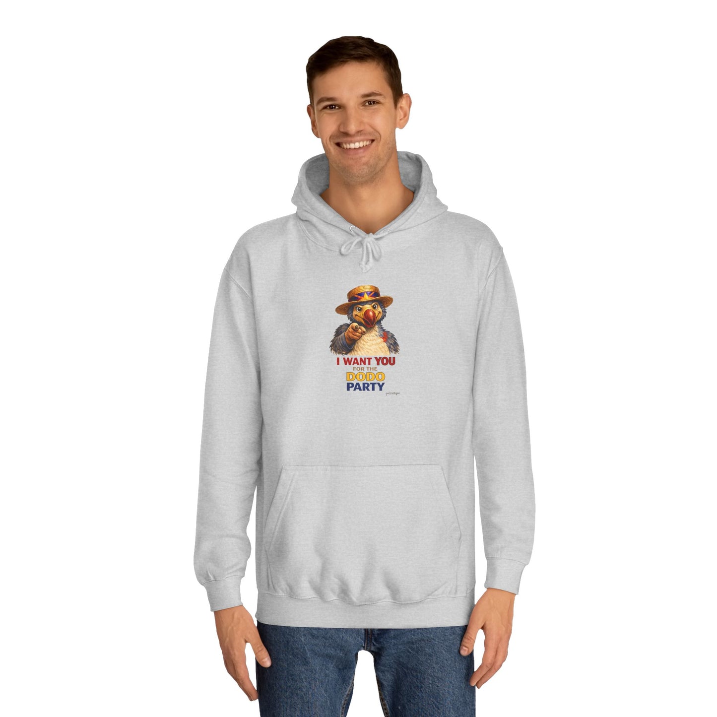 Sweat à Capuche Quocumque " Dodo Party" pour Adulte, Hoodie, Unisexe, Élégance, Sobriété, Homme, Femme, Animal Totem