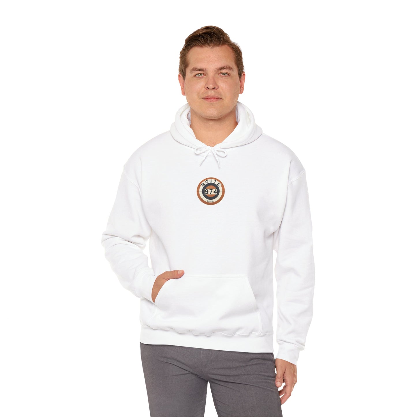 Sweat-Shirt à Capuche Collection " Route 974", Exotisme, Adulte, Homme, Femme, Sportive, Sportif, Décontracté, Classique, Destination La Réunion