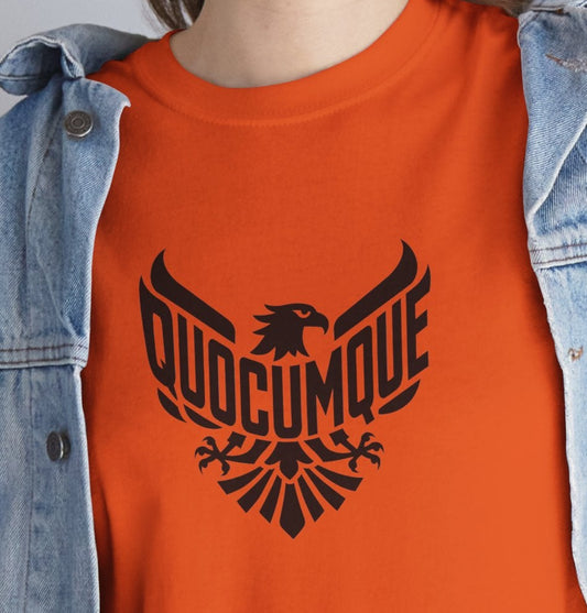 T-shirt Quocumque, Papangue, Aigle, Rapace Local, Confort Coton, Sobre, Elégant, Souvenir Unique, Cadeau, Unisexe, Esprit Voyageur, Adulte, Espace