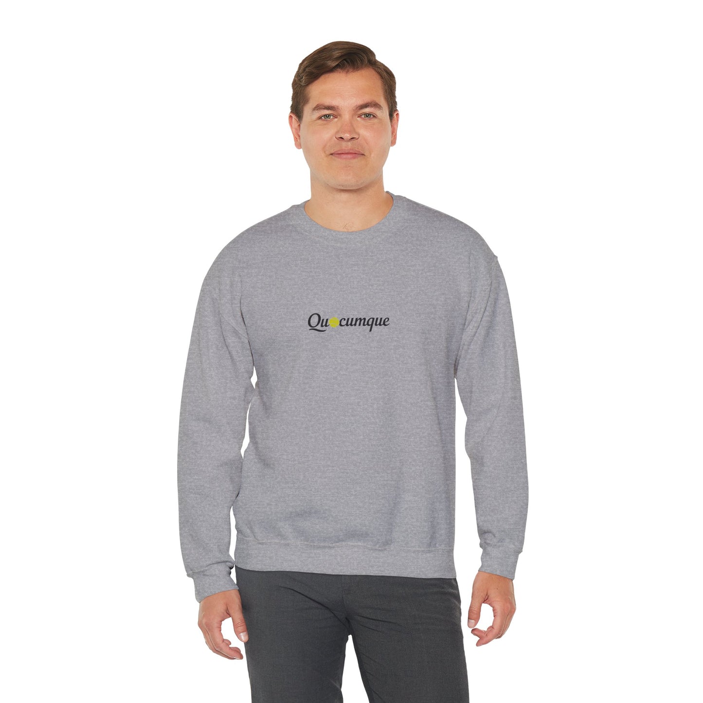 Sweat-Shirt Quocumque " balle de tennis", Adulte, Unisexe, Homme, Femme, Sportive, Sportif, Décontracté, Élégant,  Urbain, Classique