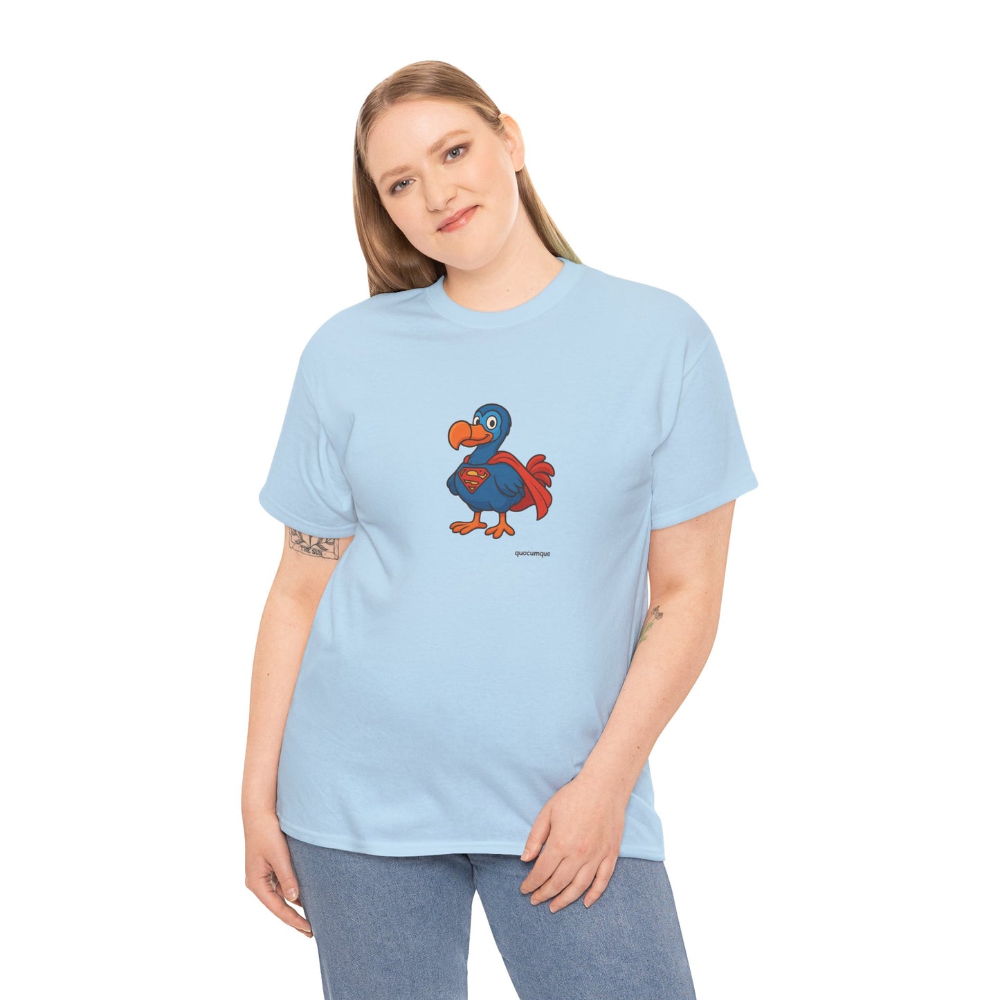 T-shirt Quocumque, " Super Dodo ", Confort, Souvenir Unique, Cadeau, Unisexe, Délicatesse, Homme, Femme, Adulte, Sportif, Liberté, Détente