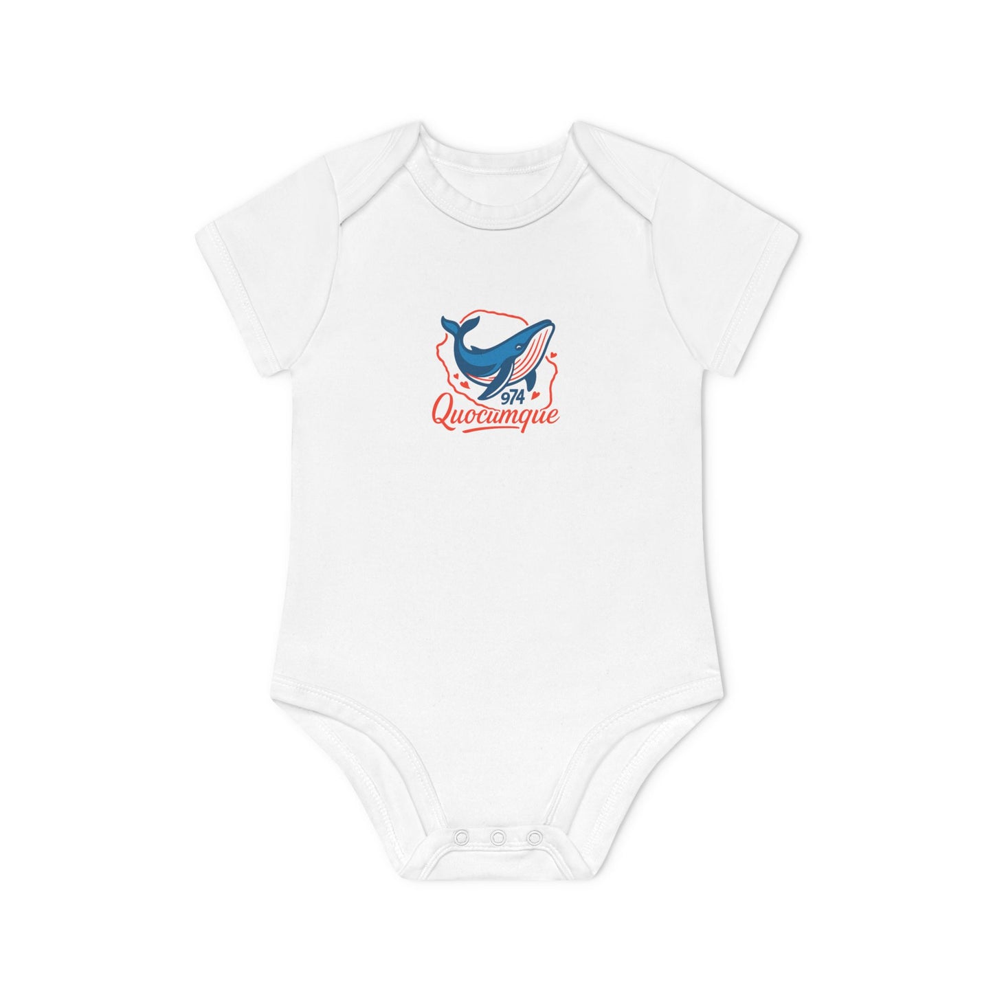Body Bébé " Baleineau Costaud ", Île de La Réunion, Douceur Coton, Cadeau Naissance,  Confort Coton Bio, Style Unique, Cadeau Parfait