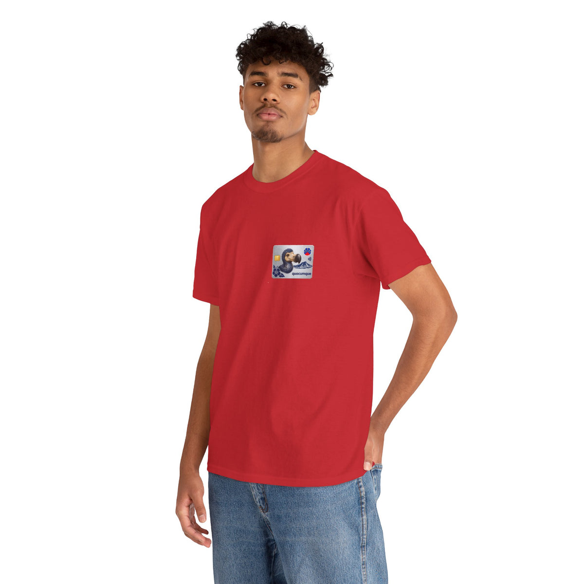 T-shirt "Quocumque Platinium", Exotisme, Destination Île de La Réunion, Confort Coton, Sobre, Elégant, Souvenir Unique, Cadeau, Unisexe, Esprit Voyageur