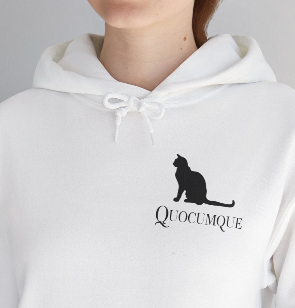 Sweat-Shirt Quocumque " Chat", Adulte, Unisexe, Homme, Femme, Sportive, Sportif, Décontracté, Élégant, Urbain, Classique,  Patte de Velours