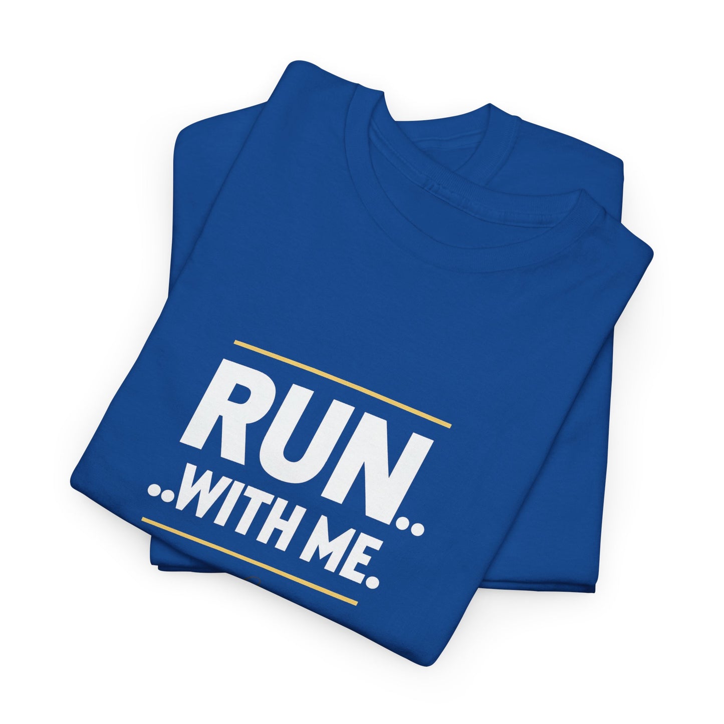 T-shirt Quocumque "RUN With me ", Île de La Réunion", Confort Coton, Sobre, Elégant, Souvenir Unique, Cadeau, Unisexe, Esprit Voyageur