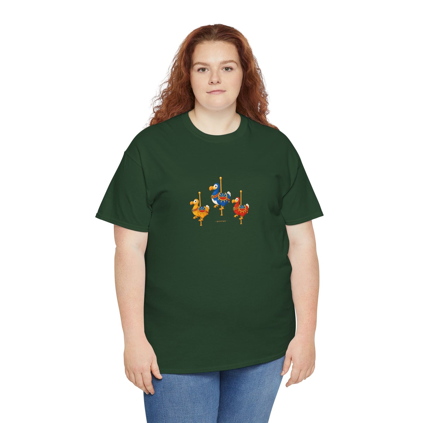 T-shirt Quocumque " Carrousel", Île de La Réunion, Confort Coton, Elégant, Souvenir Unique, Cadeau, Unisexe, Esprit Voyageur, Créole, Bourbon