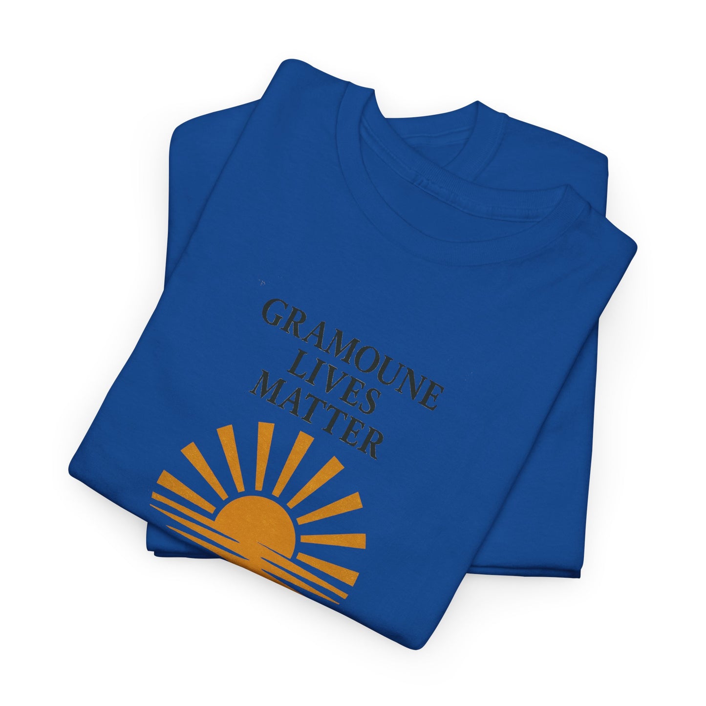 T-shirt "Gramoune", Soleil, Île de La Réunion, Confort Coton, Sobre, Elégant, Souvenir Unique, Cadeau, Unisexe, Esprit Voyageur