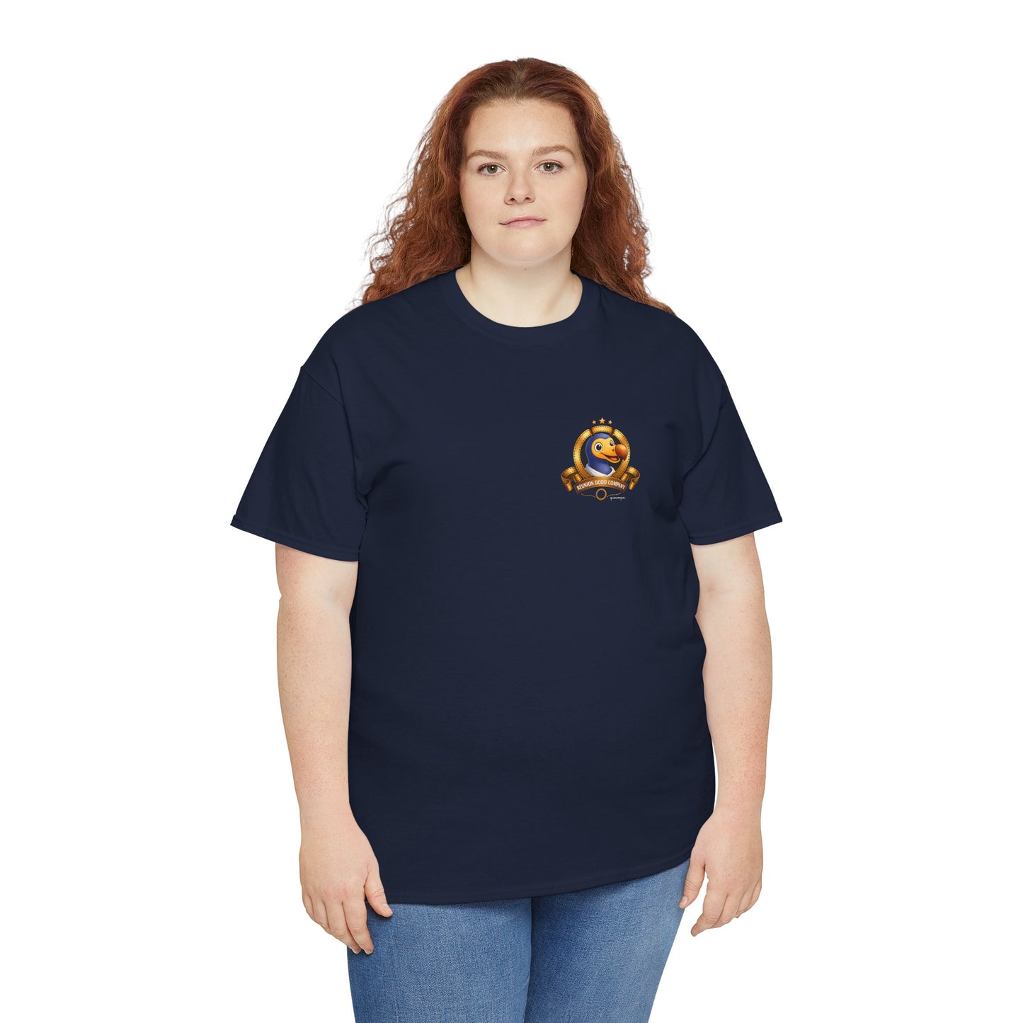 T-shirt Quocumque, " Dodo Cinéma", Discret, Île de La Réunion, Confort Coton, Elégant, Souvenir Unique, Cadeau, Unisexe, Esprit Voyageur, Créole, Bourbon