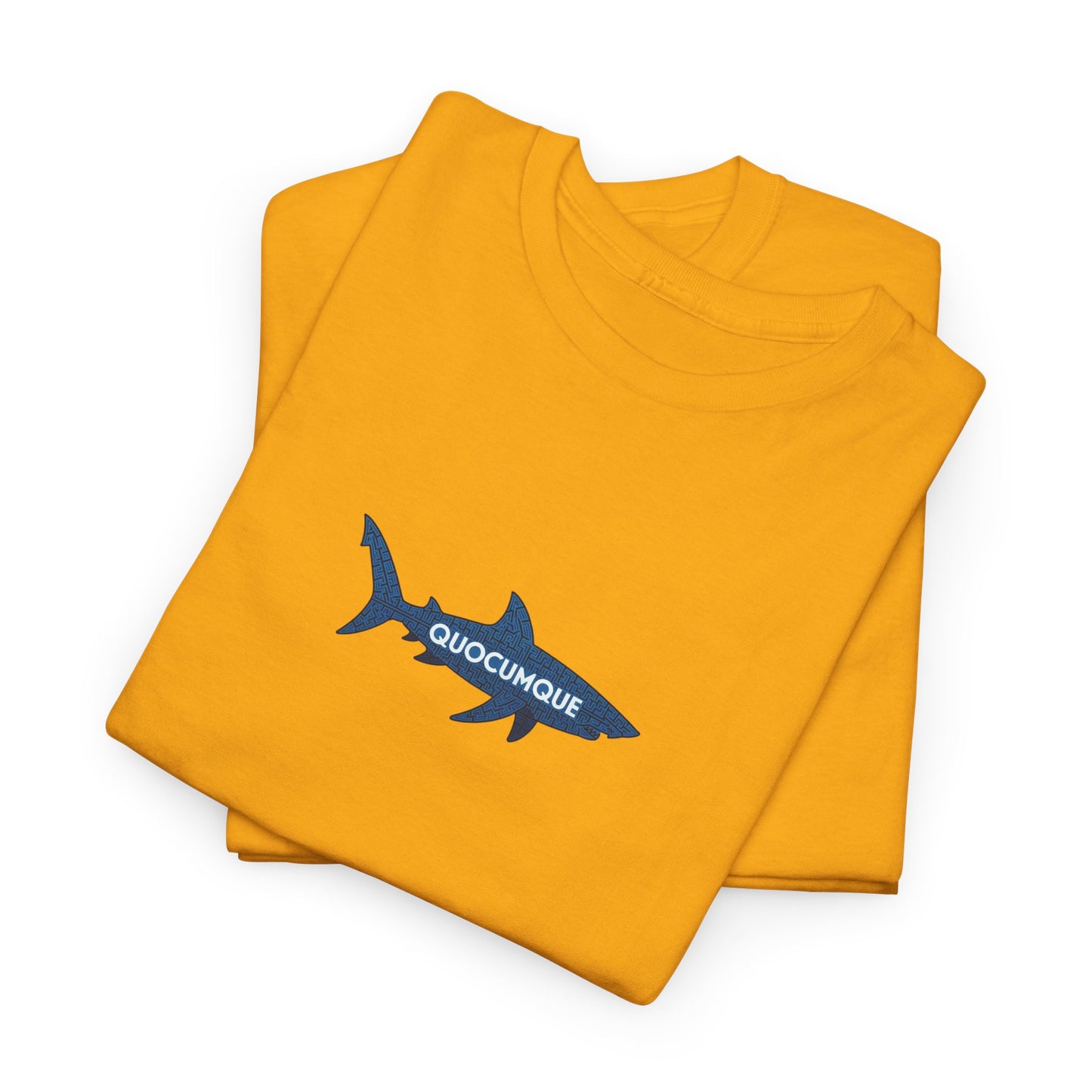 T-shirt Quocumque, Requin, Île de La Réunion, Poissons, Confort Coton, Elégant, Souvenir Unique, Cadeau, Unisexe, Esprit Voyageur, Créole, Bourbon