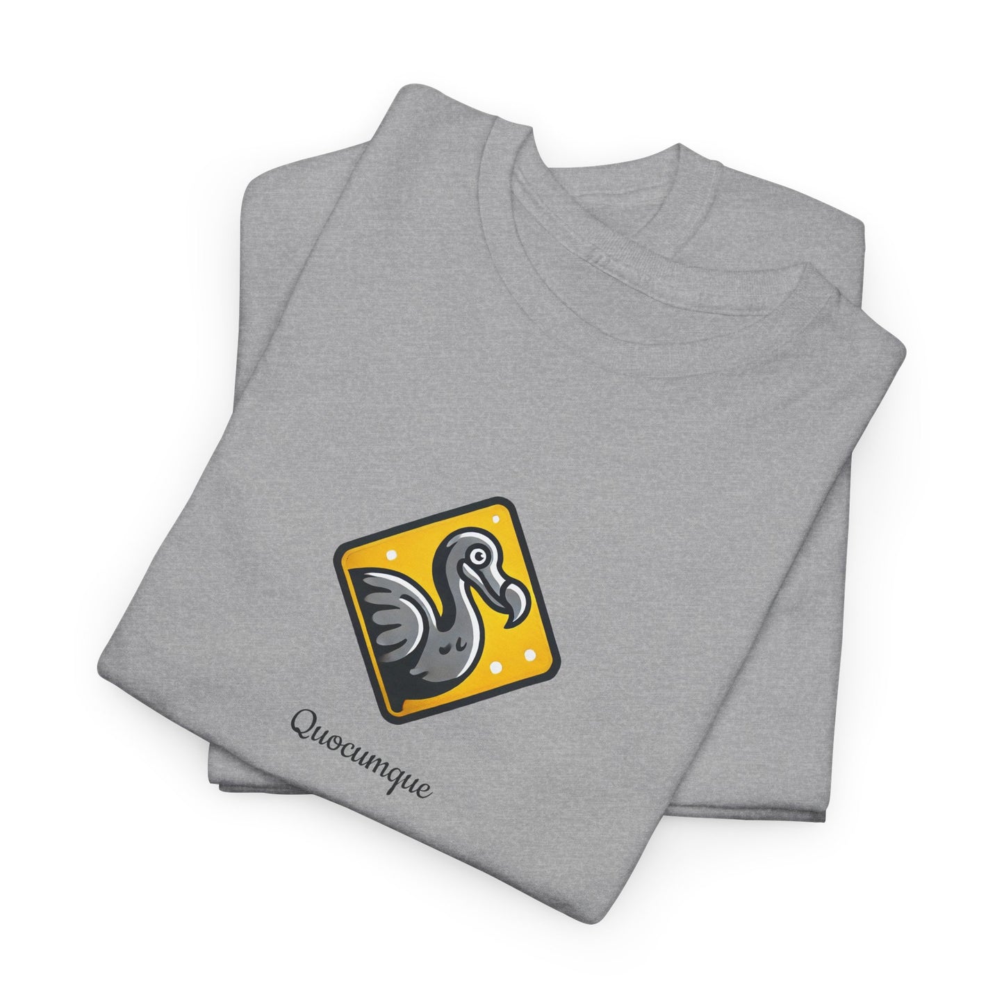 T-shirt Quocumque, "Dodo", Île de La Réunion, Confort Coton, Elégant, Souvenir Unique, Cadeau, Unisexe, Esprit Voyageur, Créole, Bourbon