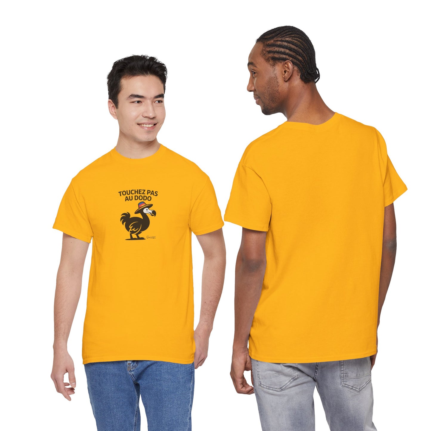 T-shirt Quocumque, " Touchez pas au Dodo ", Confort, Souvenir Unique, Cadeau, Unisexe, Délicatesse, Homme, Femme, Adulte, Sportif, Liberté, Détente