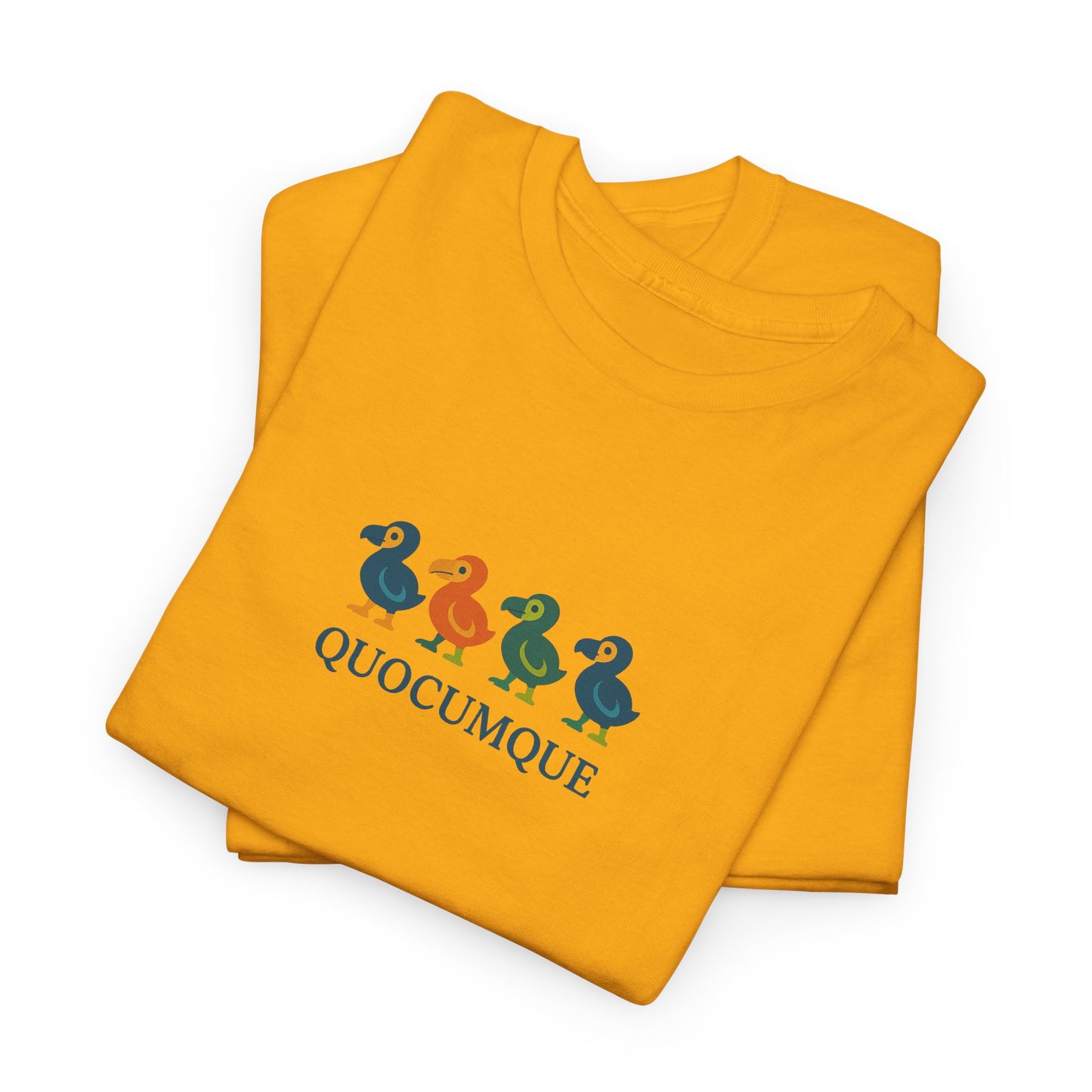 T-shirt Quocumque, "Patrouille Dodo", Île de La Réunion, Confort Coton, Elégant, Souvenir Unique, Cadeau, Unisexe, Esprit Voyageur, Créole, Bourbon