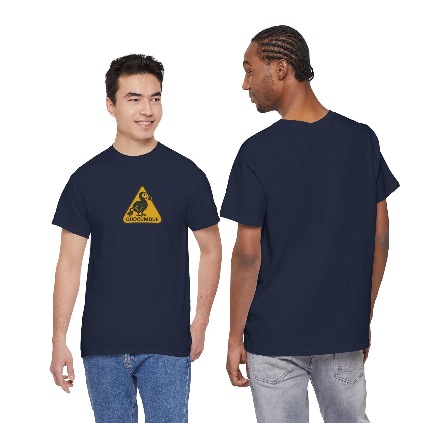 T-shirt Quocumque, "Famille Dodo", Île de La Réunion, Confort Coton, Elégant, Souvenir Unique, Cadeau, Unisexe, Esprit Voyageur, Créole, Bourbon