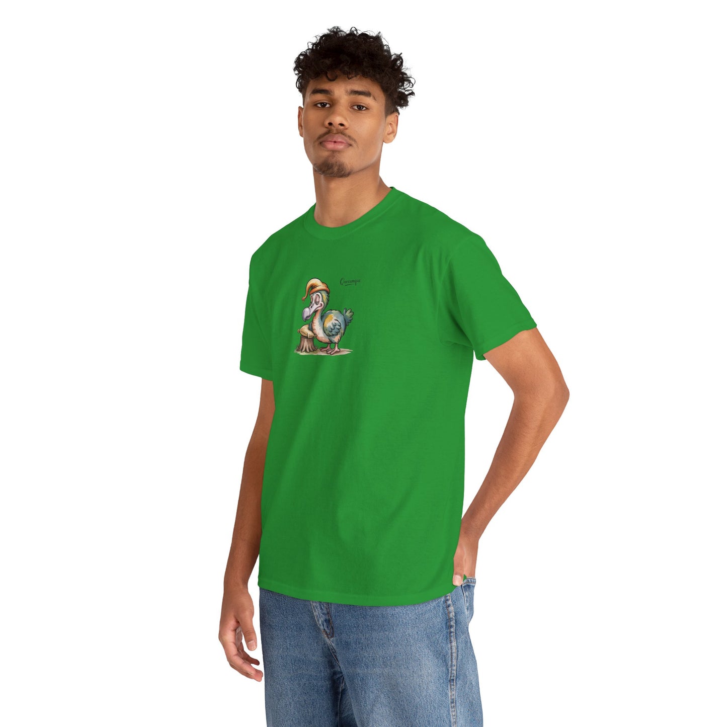 T-shirt " Dodo Ti-Lamp Ti Lamp ", Île de La Réunion, Confort Coton, Elégant, Souvenir Unique, Cadeau, Unisexe, Esprit Voyageur, Créole, Bourbon