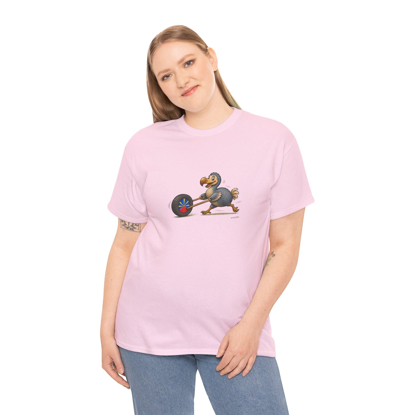 T-shirt Quocumque, "La Roue", Île de La Réunion, Confort Coton, Elégant, Souvenir Unique, Cadeau, Unisexe, Esprit Voyageur, Créole, Bourbon