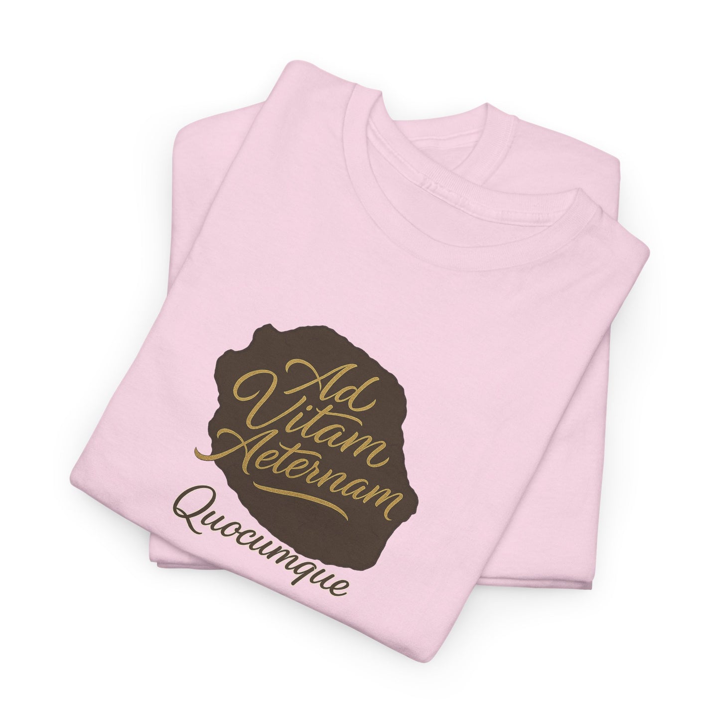 T-shirt Quocumque, Devise Latine, Confort Coton, Sobre, Elégant, Souvenir Unique, Cadeau, Unisexe, Esprit Voyageur, Adulte