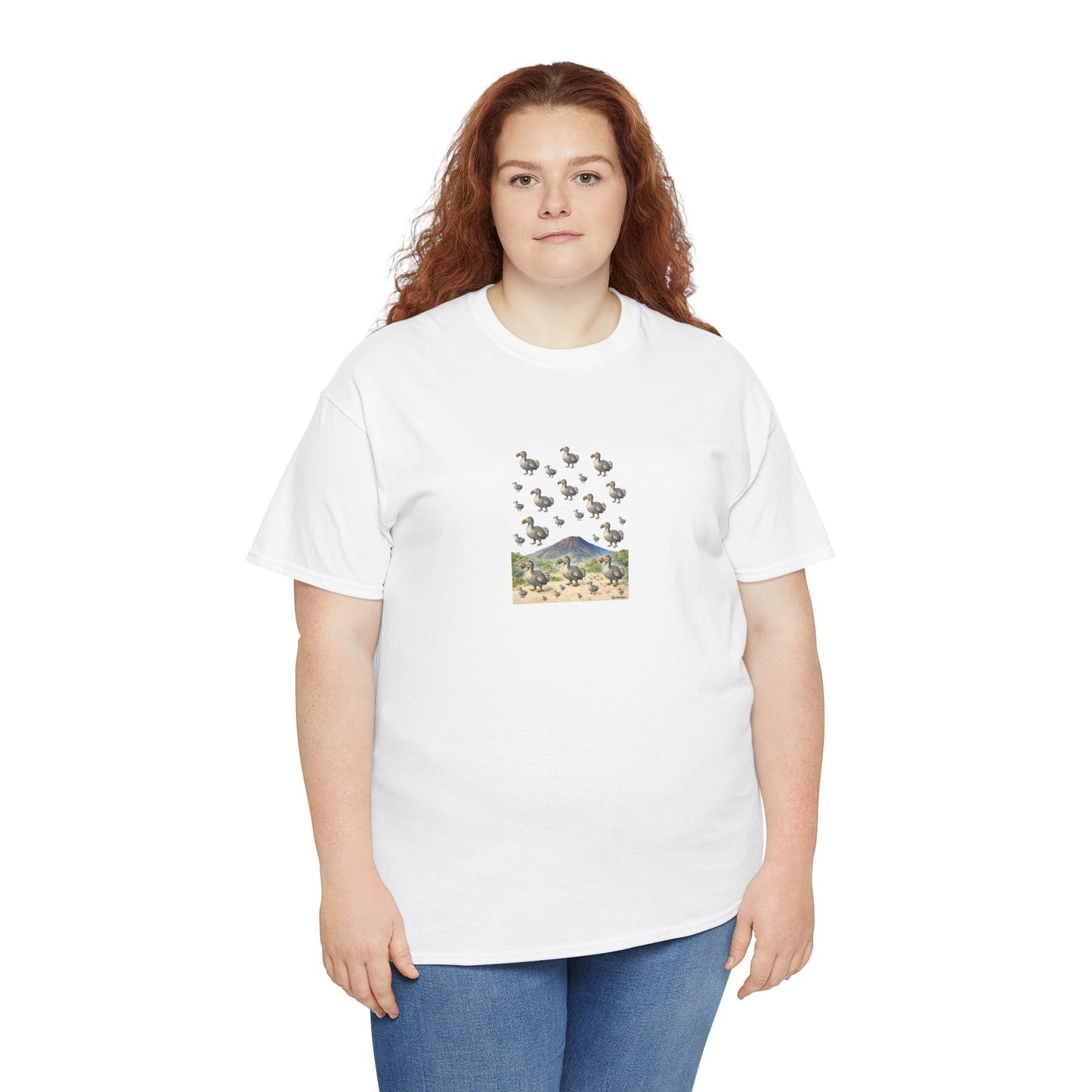 T-shirt "Groupe Dodo ", Île de La Réunion", Confort Coton, Sobre, Elégant, Souvenir Unique, Cadeau, Unisexe, Esprit Voyageur