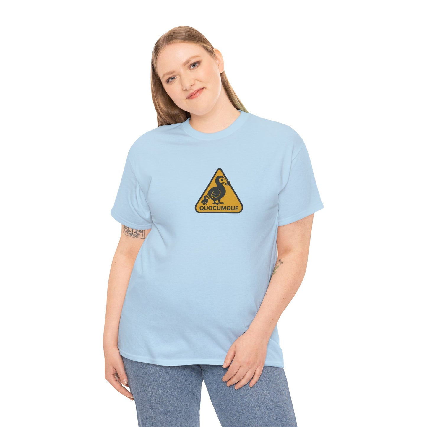 T-shirt Quocumque, "Famille Dodo", Île de La Réunion, Confort Coton, Elégant, Souvenir Unique, Cadeau, Unisexe, Esprit Voyageur, Créole, Bourbon