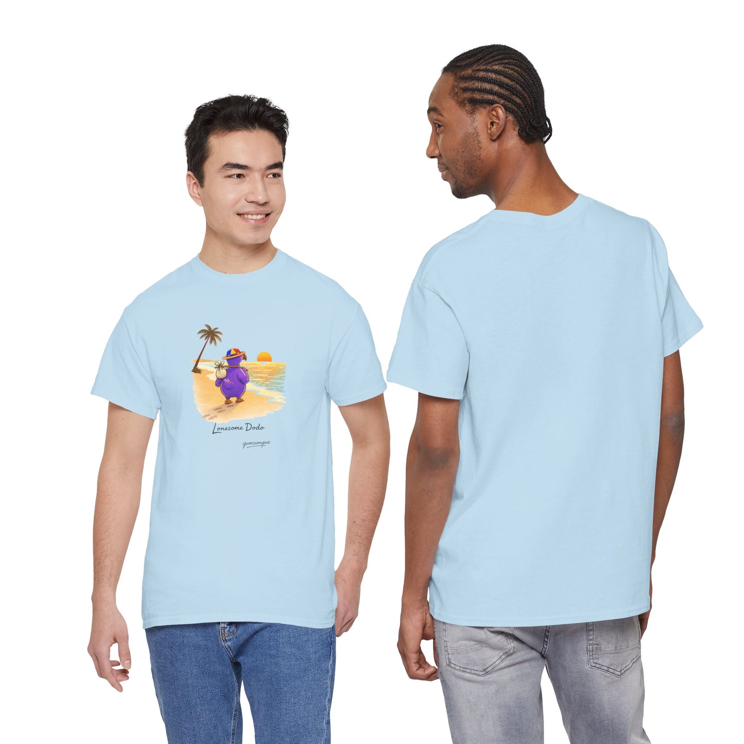 Copy of T-shirt "Lonesome Dodo", Confort Coton, Sobre, Elégant, Souvenir Unique, Cadeau, Unisexe, Esprit Voyageur, Adulte