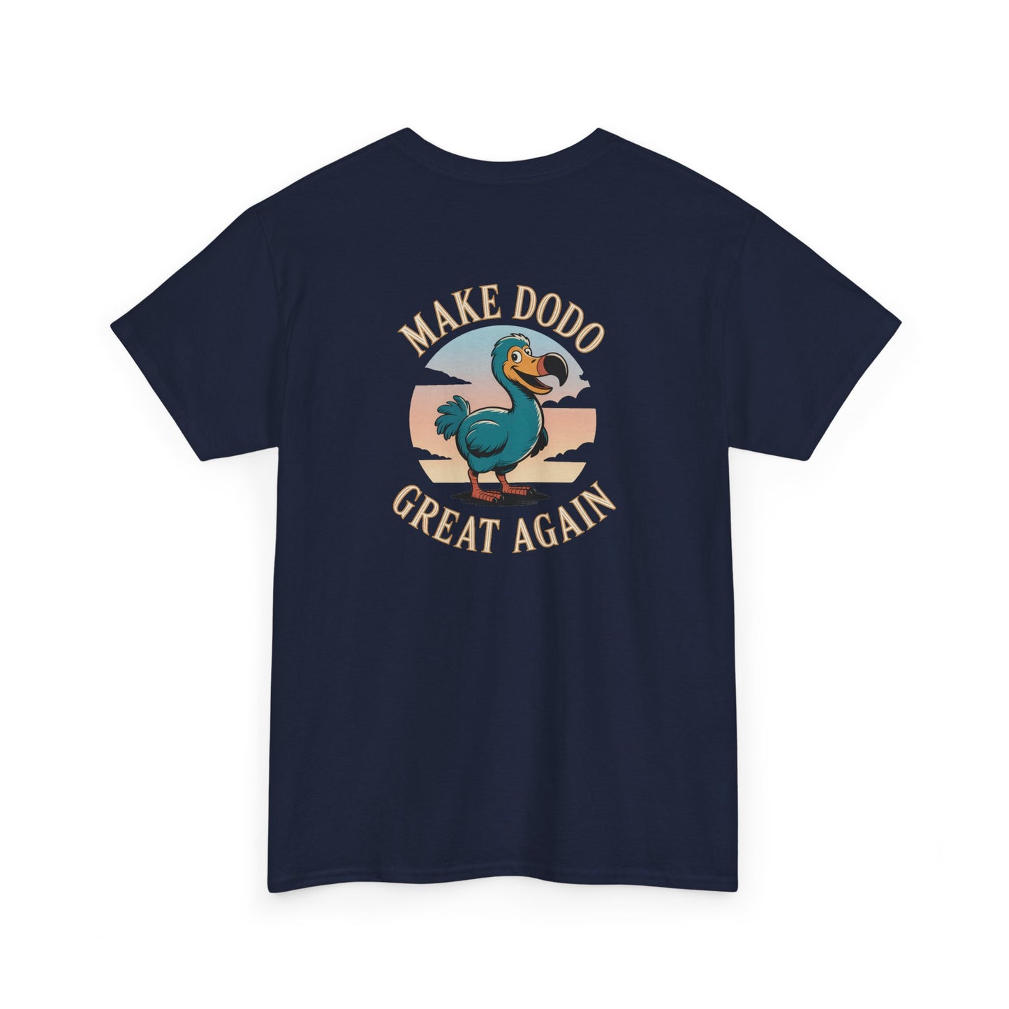 T-Shirt "Make Dodo Great Again", Exotisme, Destination Île de La Réunion, Confort Coton, Sobre, Elégant, Souvenir Unique, Cadeau, Unisexe, Esprit Voyageur