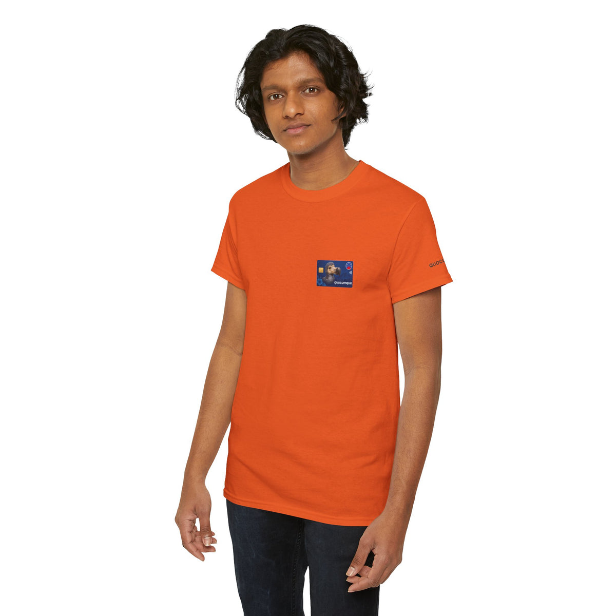 T-shirt "Carte Quocumque", Exotisme, Destination Île de La Réunion, Confort Coton, Sobre, Elégant, Souvenir Unique, Cadeau, Unisexe, Esprit Voyageur