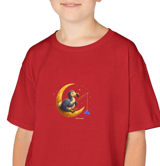 T-shirt " Dodo Lune ", Pour Marmailles, Douceur Coton, Pour les enfants de 5-6 ans( Taille XS), Pour les 7-8 ans( taille S), Pour les 9-10 ans( taille M), Pour les 11-12 ans( taille L), Pour...