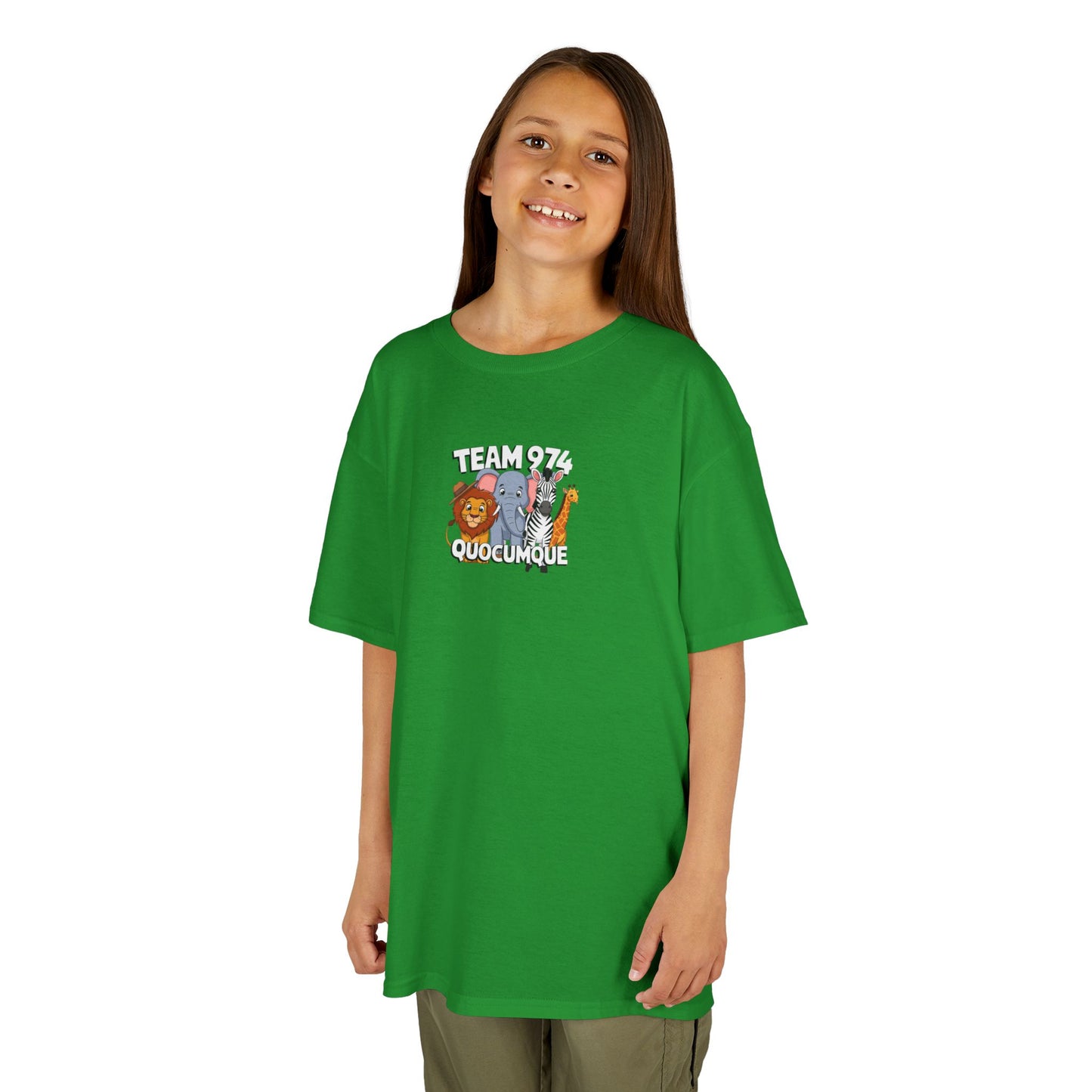 T-shirt Quocumque, Savane, Animaux Réserve, Douceur Coton, Pour les enfants de 5-6 ans( Taille XS), Pour les 7-8 ans( taille S), Pour les 9-10 ans( taille M), Pour les 11-12 ans( taille L), Pour les 13-14 ans( taille XL)