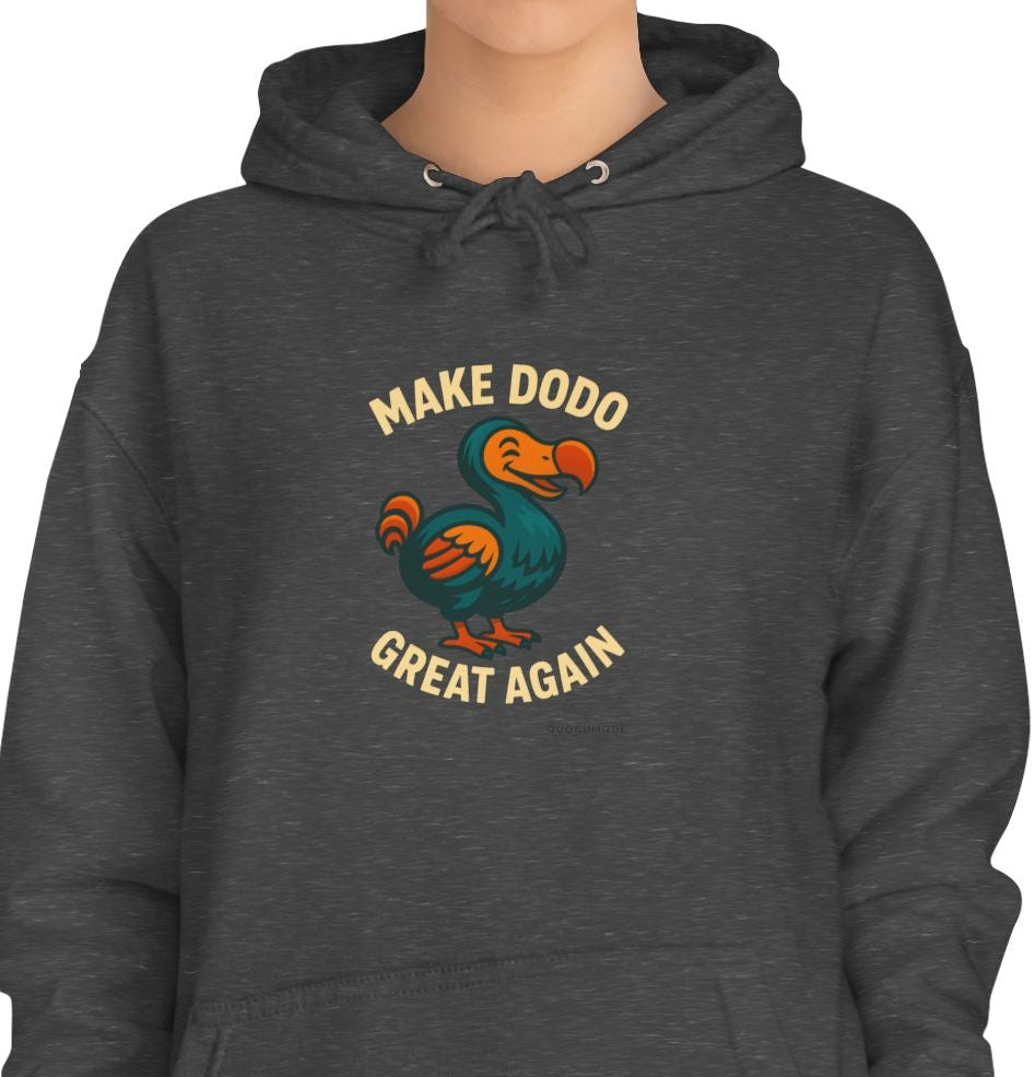 Sweat à Capuche Quocumque "Make Dodo Great Again" pour Adulte, Hoodie, Unisexe, Élégance, Sobriété, Homme, Femme, Animal Totem