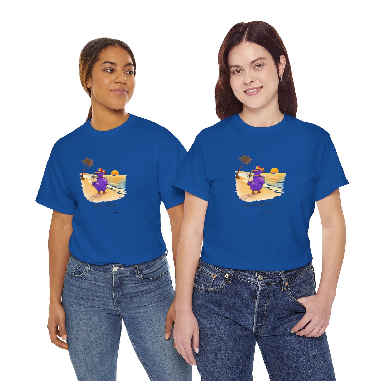 Copy of T-shirt "Lonesome Dodo", Confort Coton, Sobre, Elégant, Souvenir Unique, Cadeau, Unisexe, Esprit Voyageur, Adulte