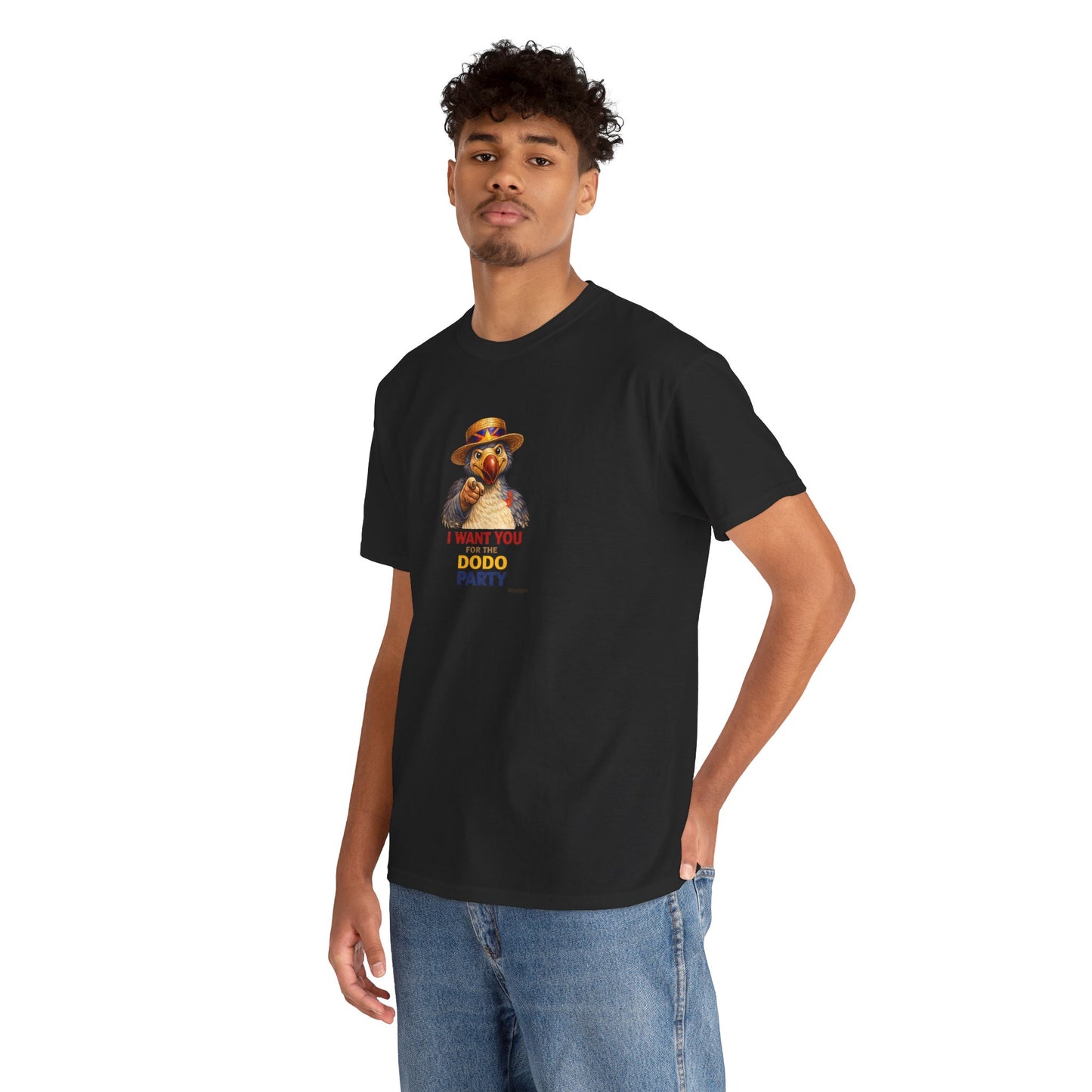 T-shirt Quocumque, " Dodo Party", Confort, Souvenir Unique, Cadeau, Unisexe, Délicatesse, Homme, Femme, Adulte, Sportif, Liberté, Détente