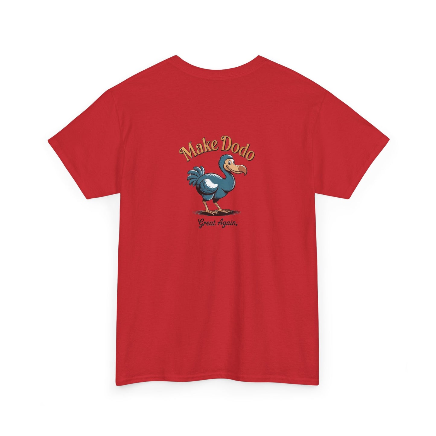 T-Shirt "Make Dodo Great Again", Exotisme, Destination Île de La Réunion, Confort Coton, Sobre, Elégant, Souvenir Unique, Cadeau, Unisexe, Esprit Voyageur