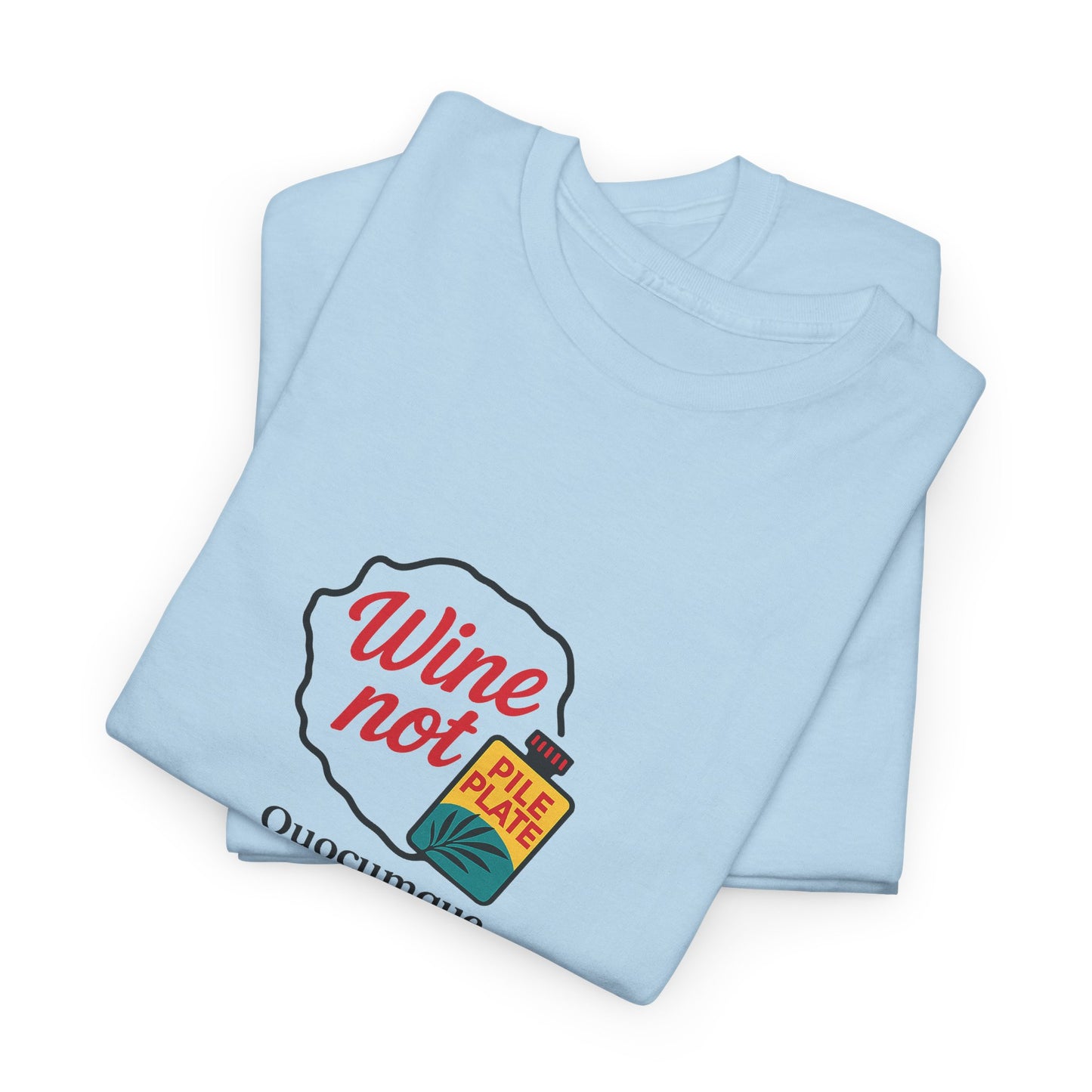 T-shirt Quocumque "Pile Plate", Île de La Réunion, Confort Coton, Elégant, Souvenir Unique, Cadeau, Unisexe, Esprit Voyageur, Créole, Bourbon