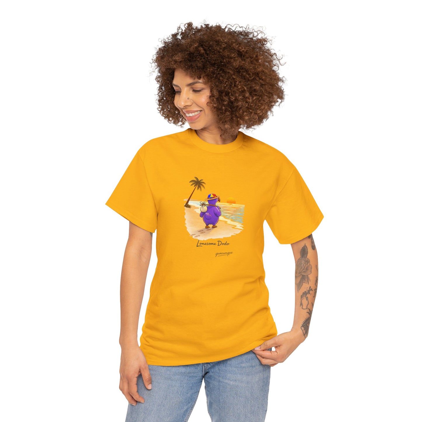 Copy of T-shirt "Lonesome Dodo", Confort Coton, Sobre, Elégant, Souvenir Unique, Cadeau, Unisexe, Esprit Voyageur, Adulte