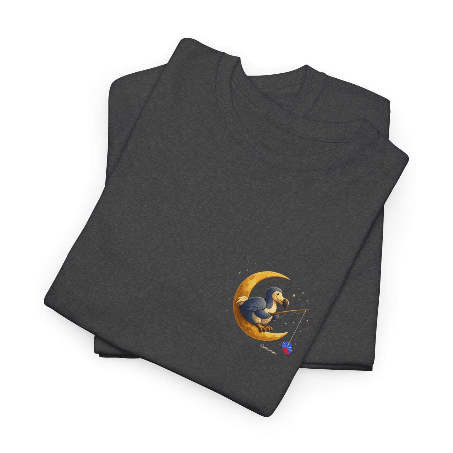 T-shirt "Groupe Lune ", Île de La Réunion", Confort Coton, Sobre, Elégant, Souvenir Unique, Cadeau, Unisexe, Esprit Voyageur