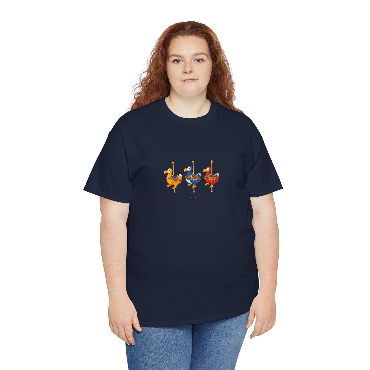 T-shirt Quocumque " Carrousel", Île de La Réunion, Confort Coton, Elégant, Souvenir Unique, Cadeau, Unisexe, Esprit Voyageur, Créole, Bourbon
