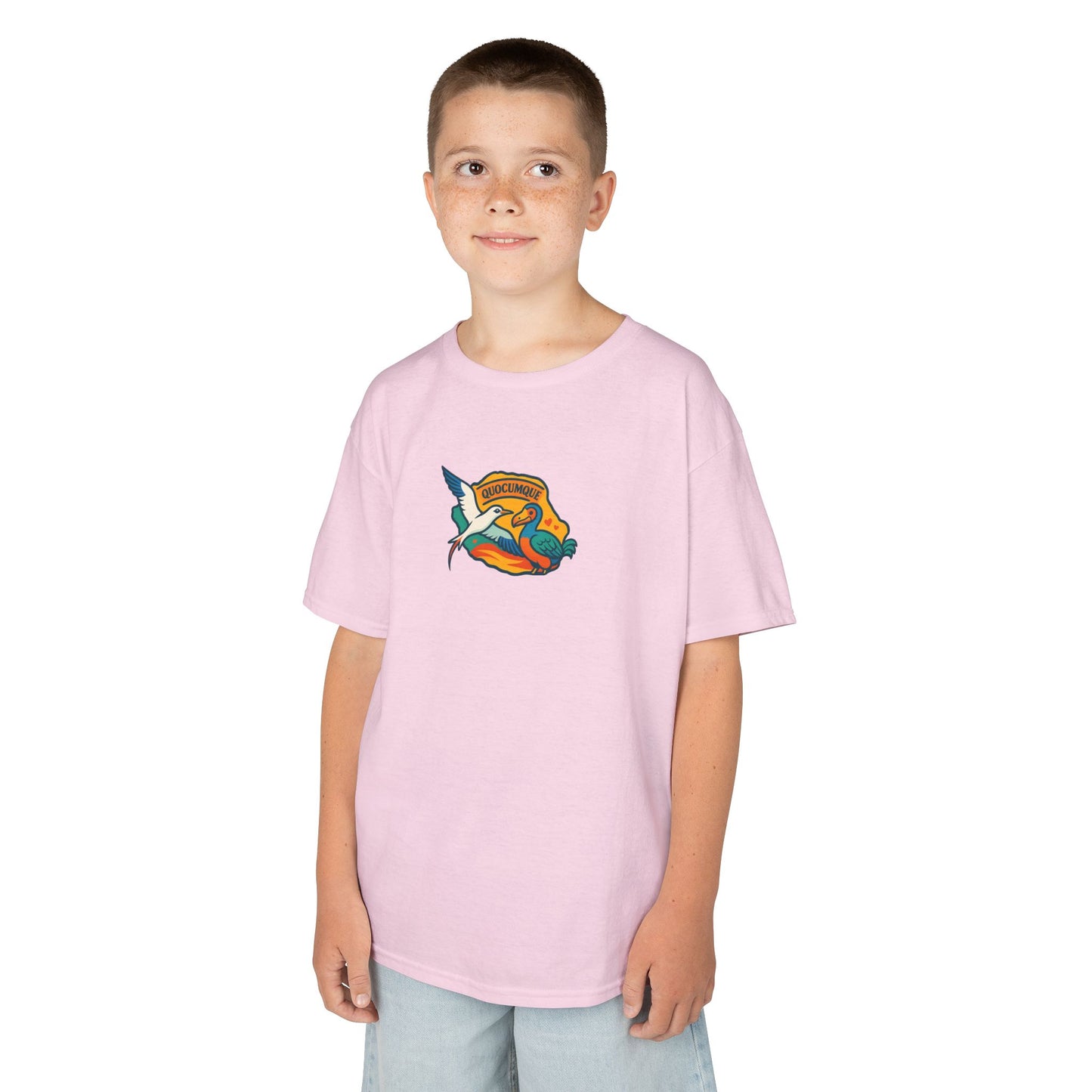 T-shirt Animal "Dodo Paille En Queue" Pour Marmailles, Île de La Réunion, Douceur Coton, Style Unique, Cadeau Parfait, Quocumque, Vêtement Enfant Ado