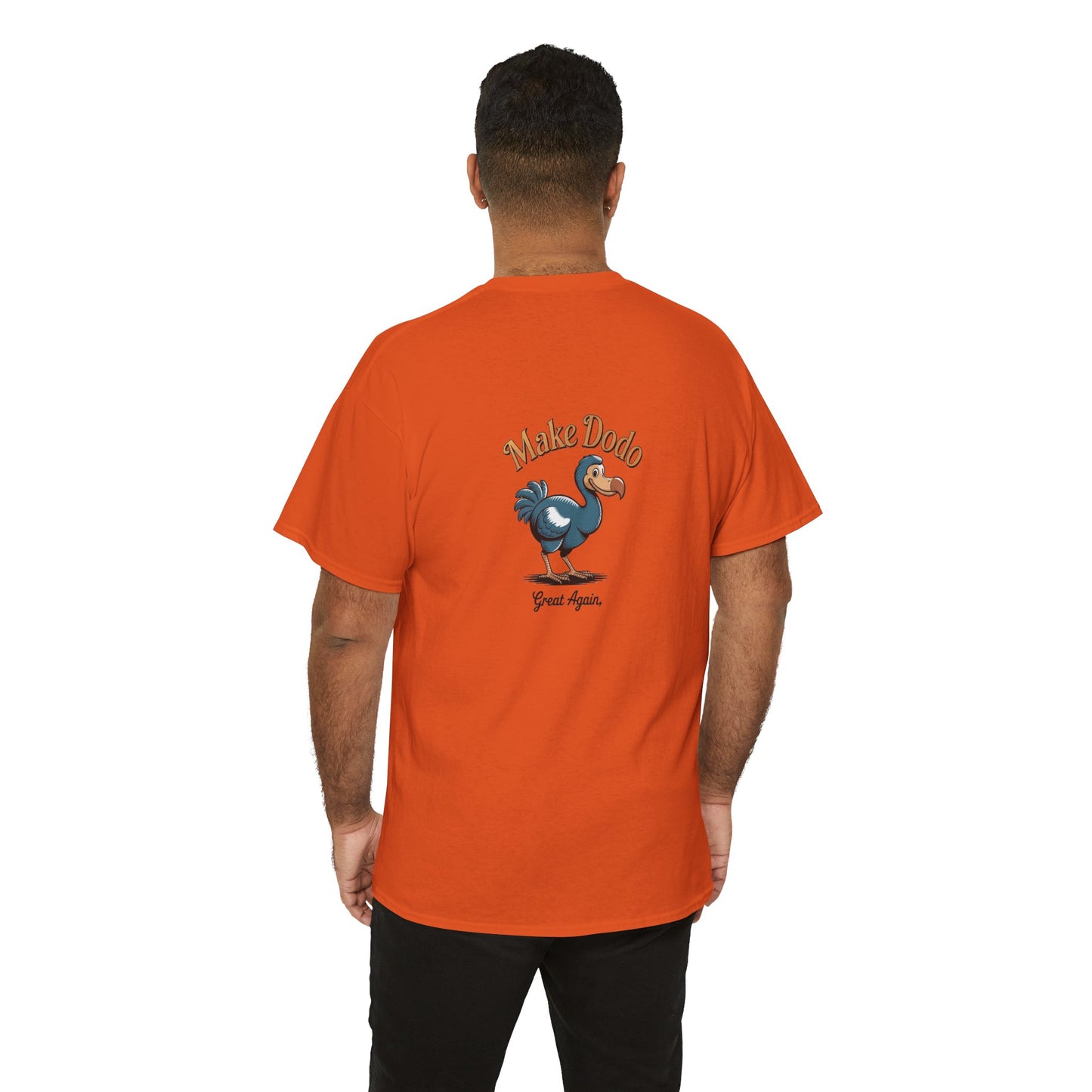 T-Shirt "Make Dodo Great Again", Exotisme, Destination Île de La Réunion, Confort Coton, Sobre, Elégant, Souvenir Unique, Cadeau, Unisexe, Esprit Voyageur
