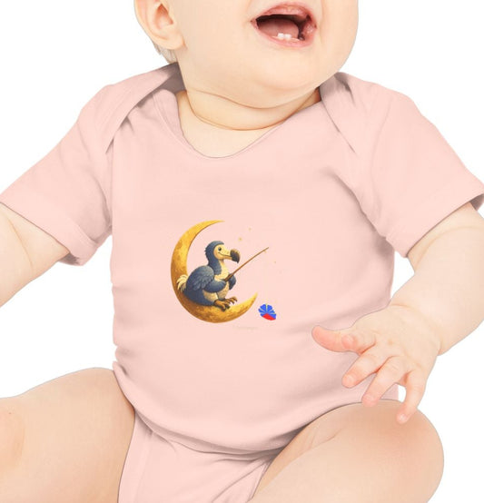 Body Bébé "Dodo Lune", Île de La Réunion, Douceur Coton, Cadeau Naissance,  Confort Coton Bio, Style Unique, Cadeau Parfait